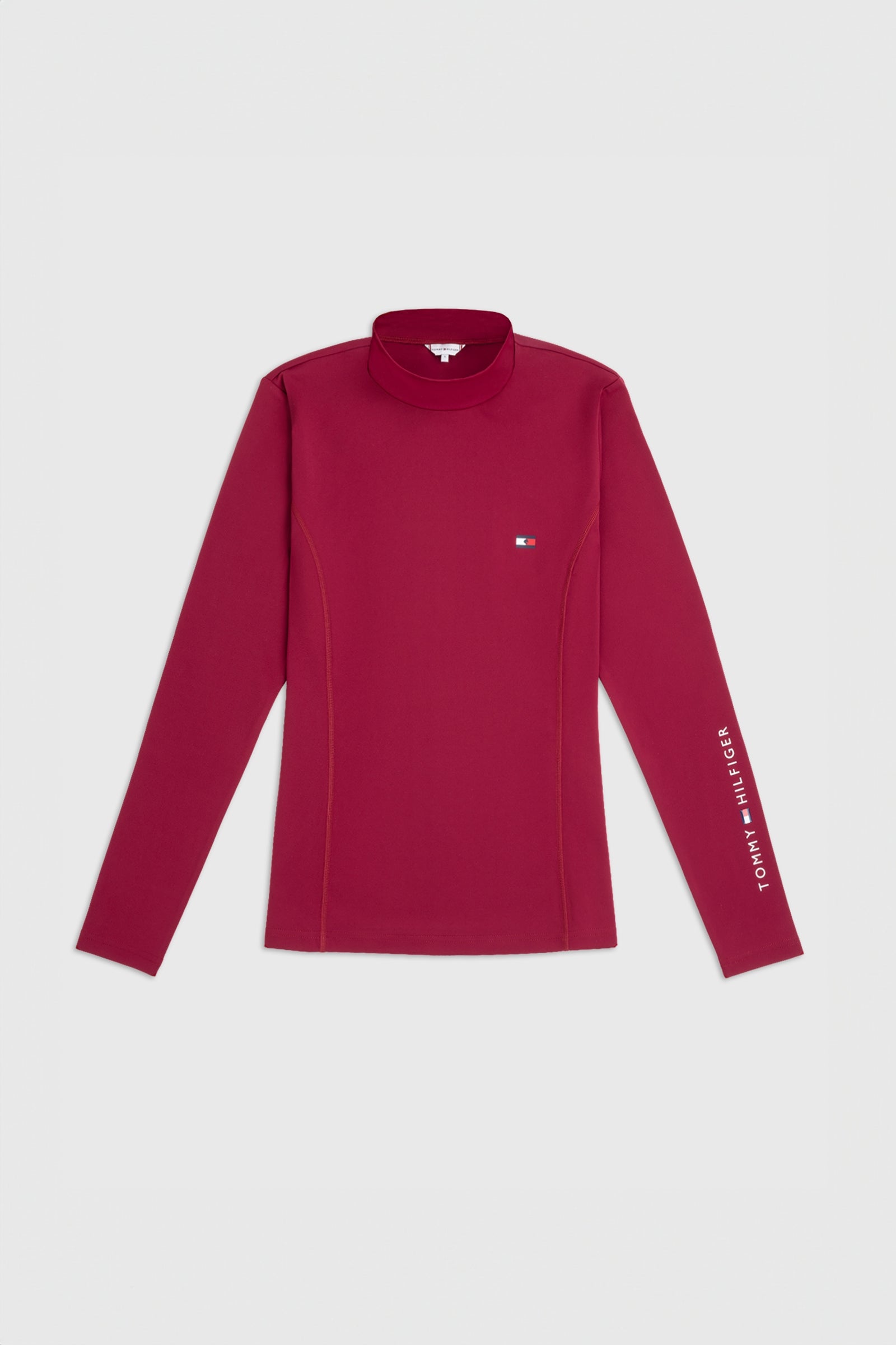 Tommy Hilfiger Equestrian Damen Rollkragen Langarmshirt Damen Reitbekleidung