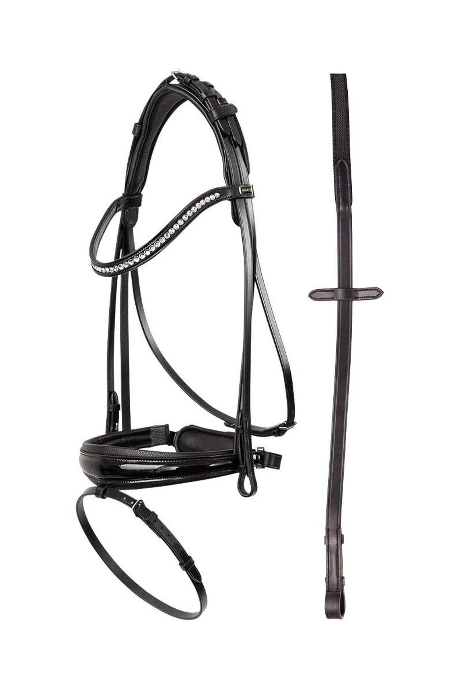 Anky ANKY Anatomic Bridle With Crown Buckle & Reins Trensenzäume & Zügel