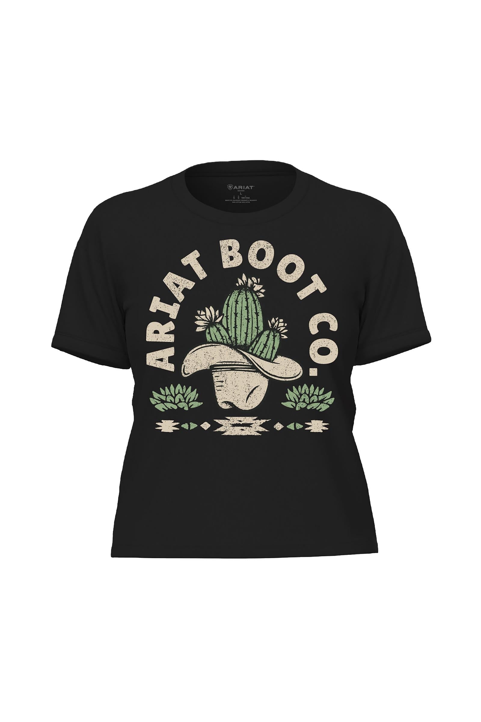 Ariat Women's Ariat Cacti Cowboy Hat T-Shirt Damen Reitbekleidung