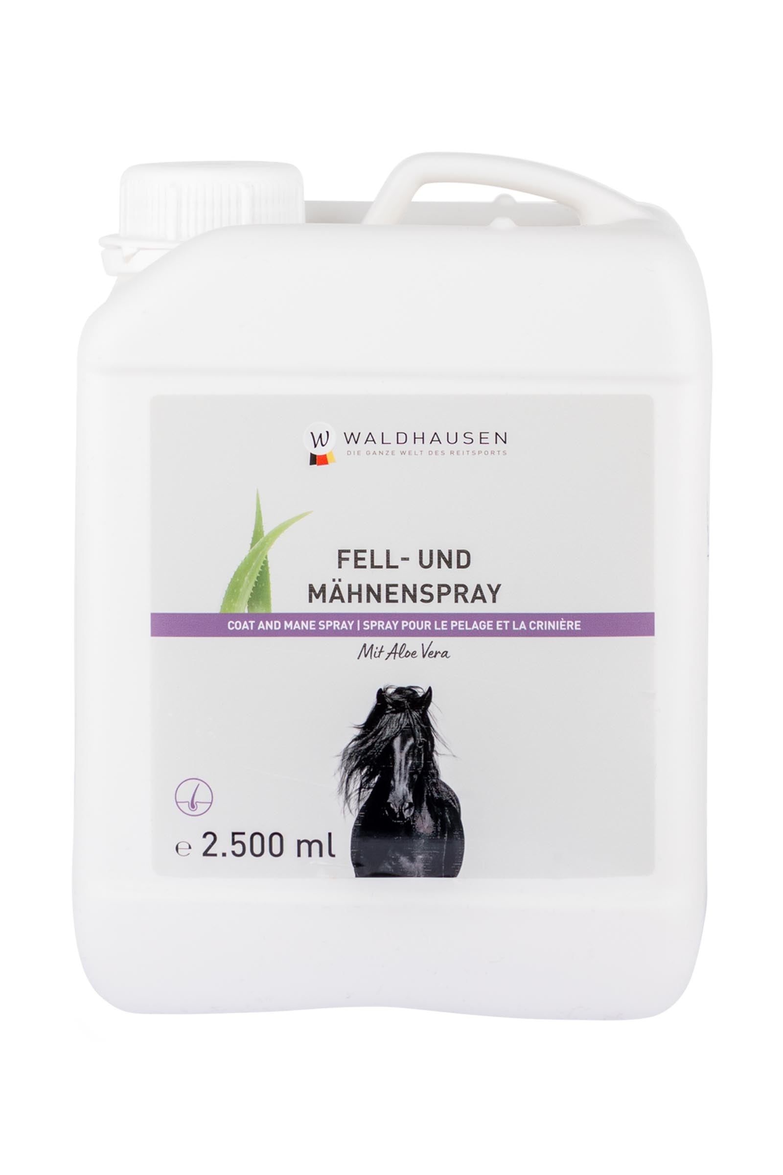 Waldhausen Pflegespray für Mähne & Schweif mit Aloe Vera, 2,5 l Pflege