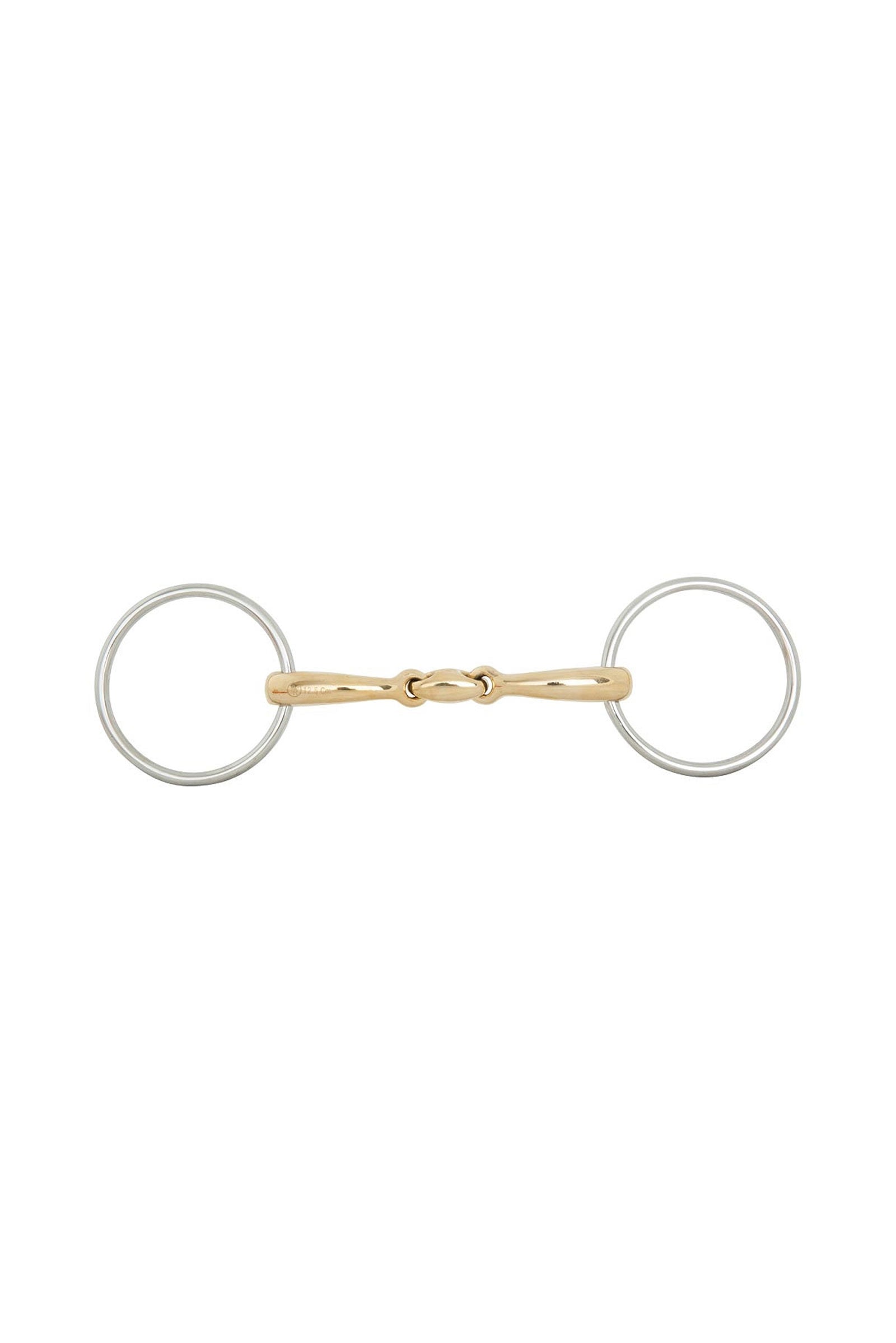 BR Soft Contact Loose Ring Snaffle Double Jtd., 14 mm Horse Bits