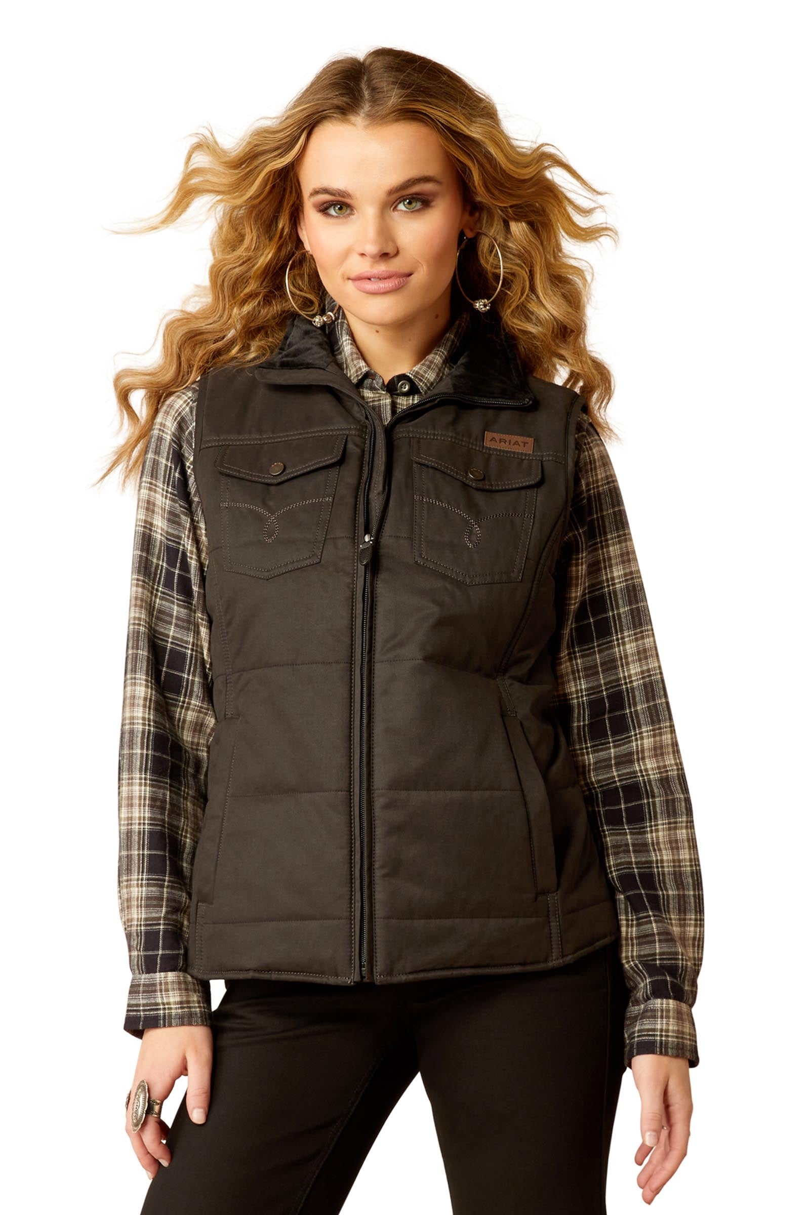 Ariat Grizzly Women's Quilted Vest Women’s Riding Clothing