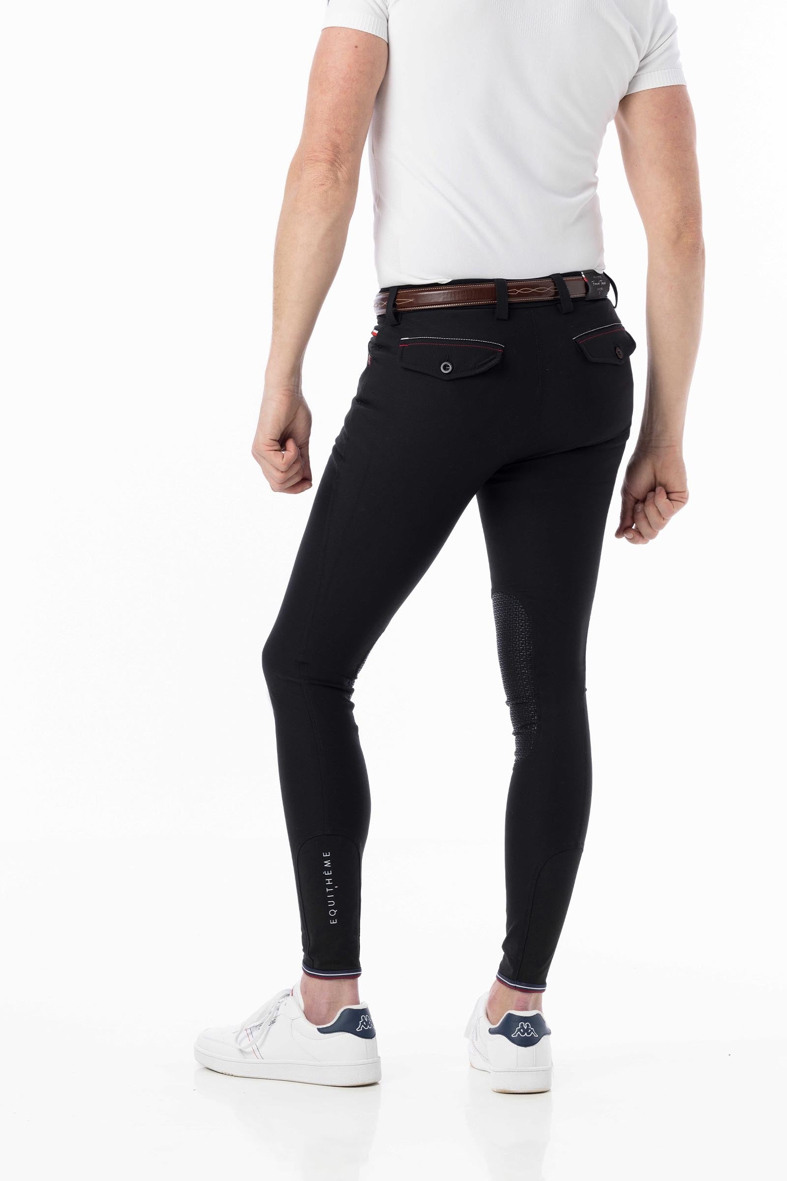 Equi Theme EQUITHÈME Eliot Herren Reithose mit Kniebesatz Herren Reitbekleidung