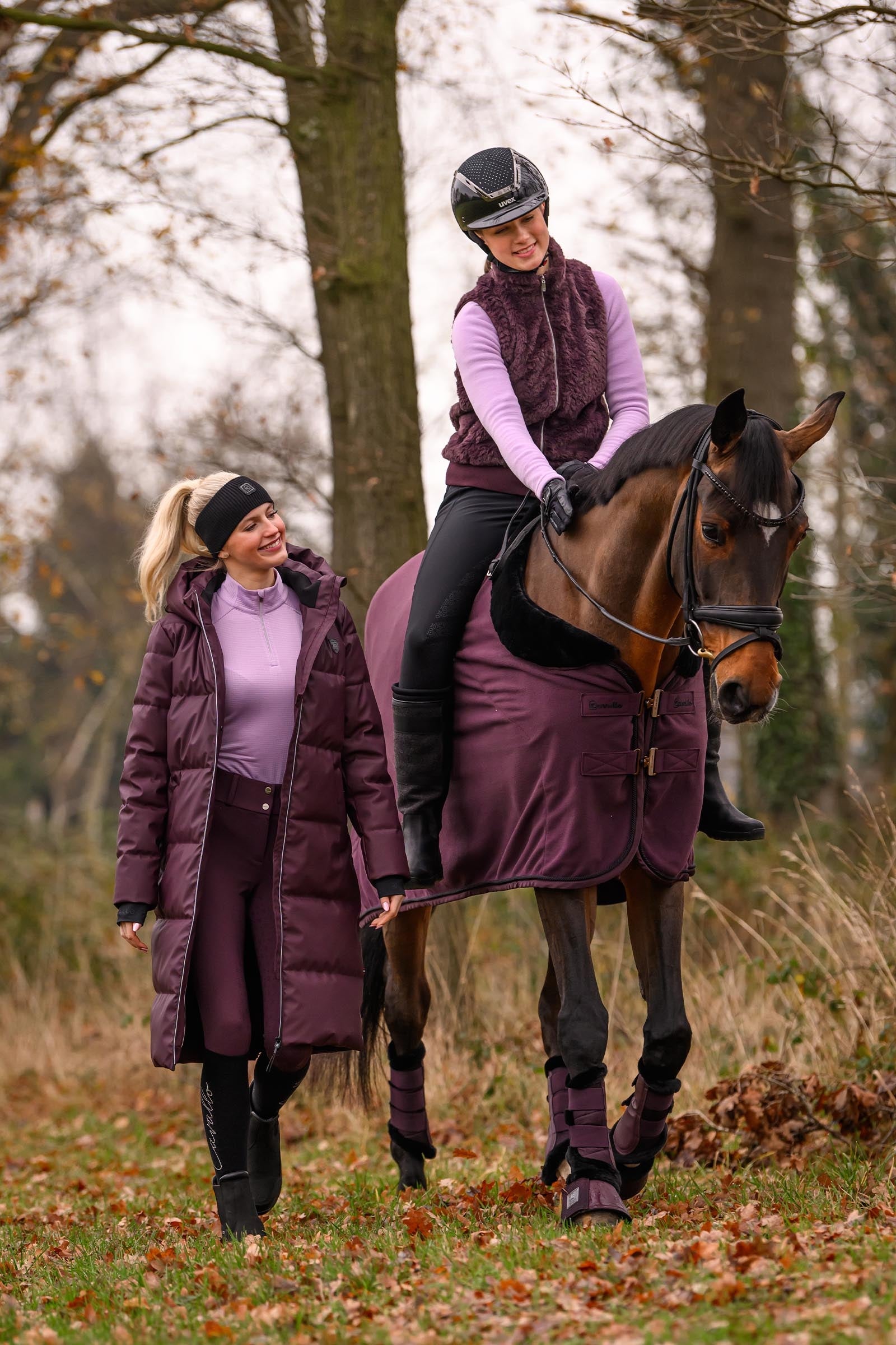 Cavallo CAVALDIYA Women Mink Fleece Vest Women’s Riding Clothing