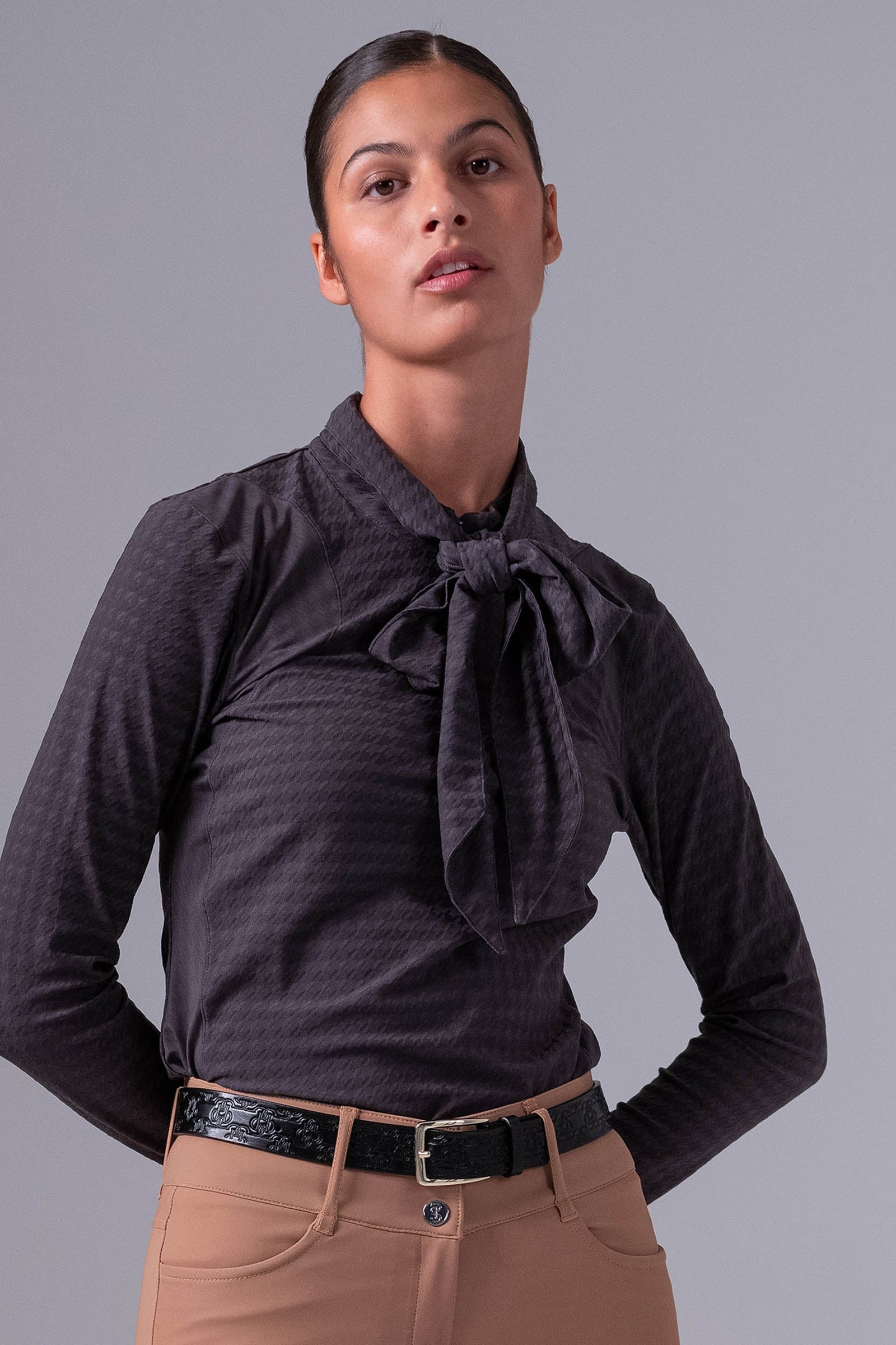 PS of Sweden Delilah Women´s Bow Baselayer Shirt Longsleeved Damen Reitbekleidung