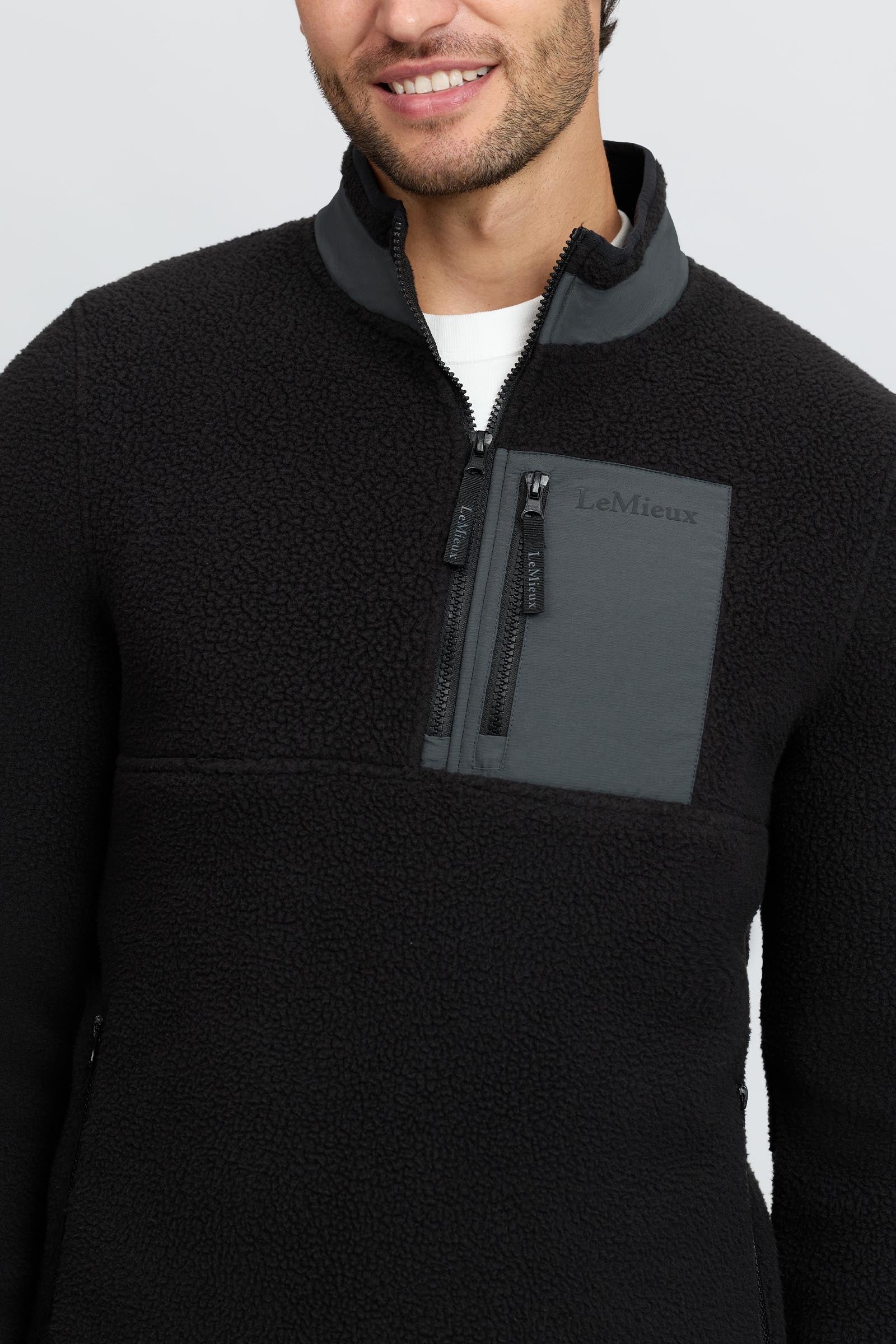 LeMieux Borg Men´s Half Zip Sweatshirt Mens Riding Clothing