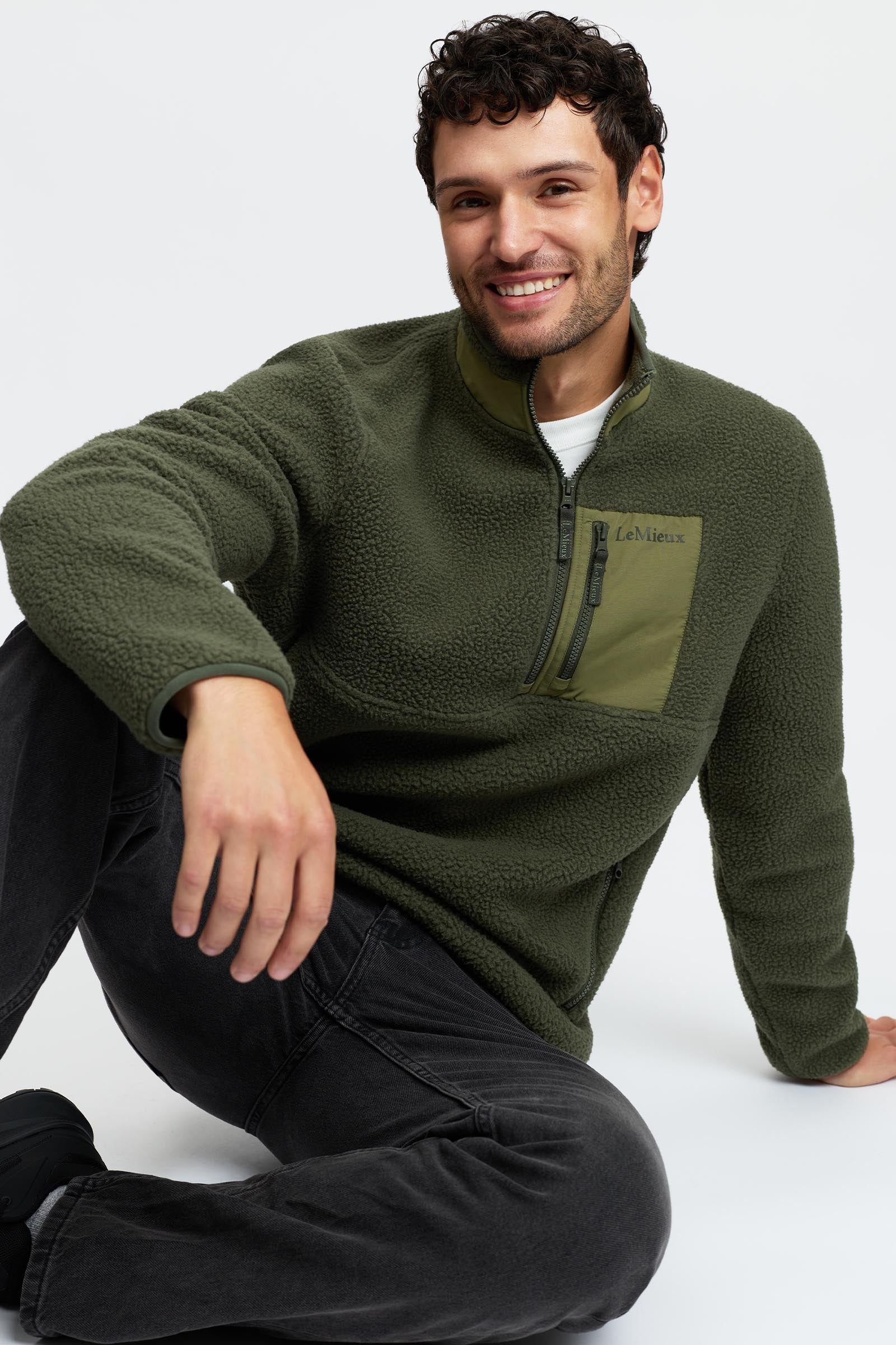 LeMieux Borg Men´s Half Zip Sweatshirt Mens Riding Clothing