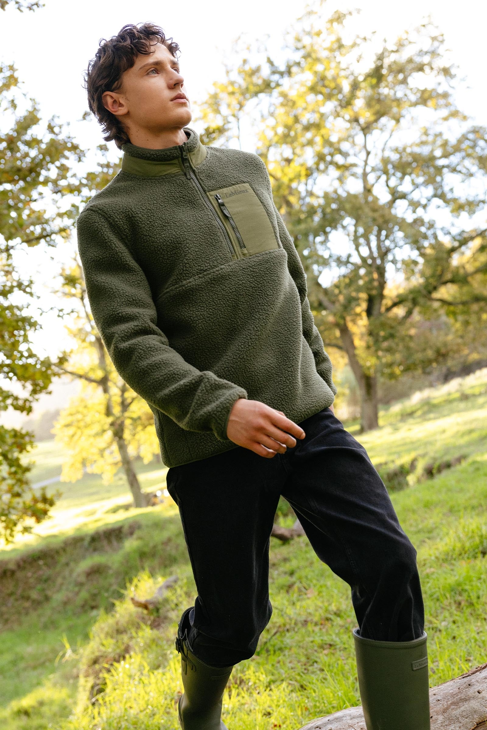 LeMieux Borg Men´s Half Zip Sweatshirt Mens Riding Clothing