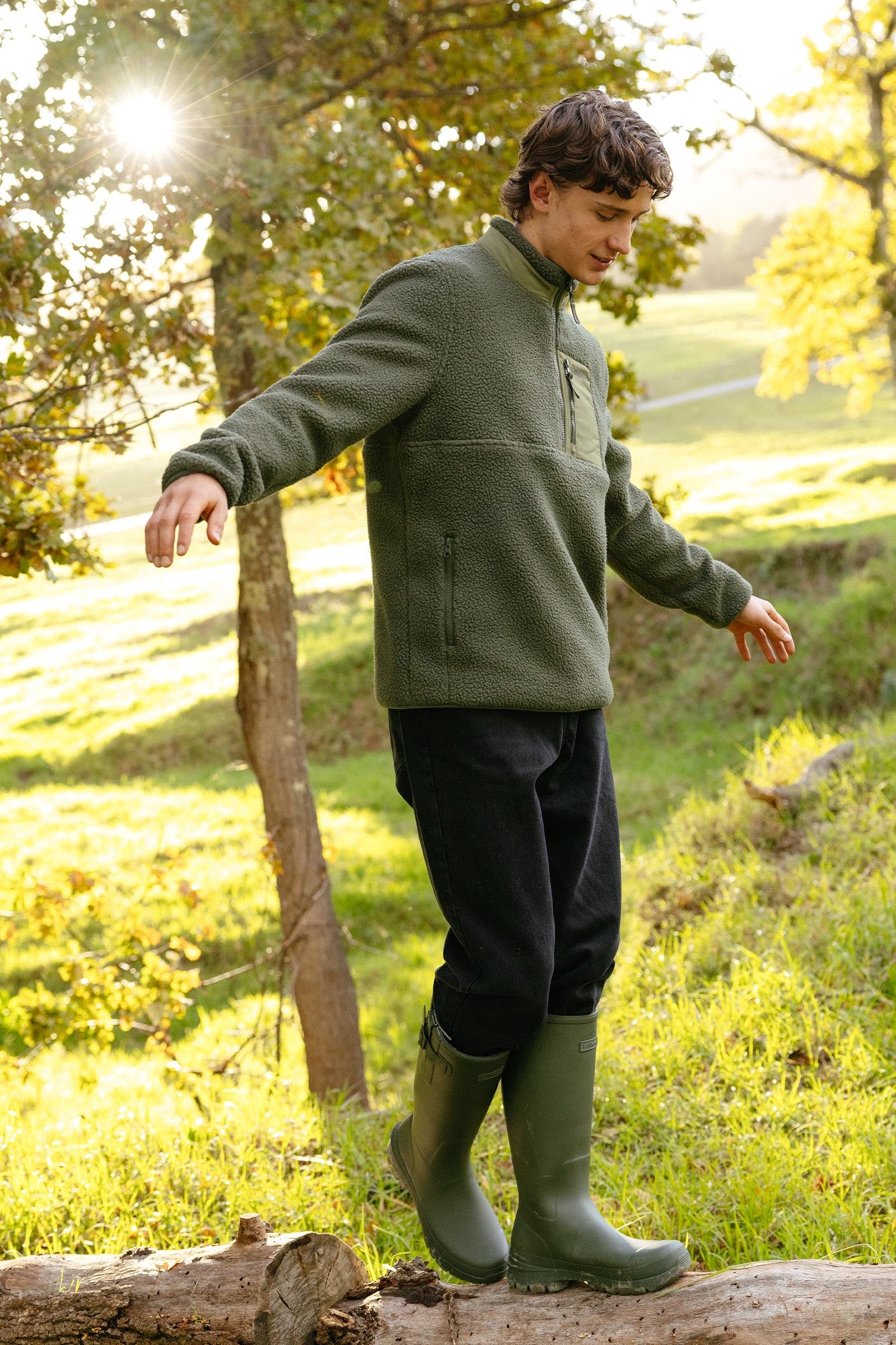 LeMieux Borg Men´s Half Zip Sweatshirt Mens Riding Clothing