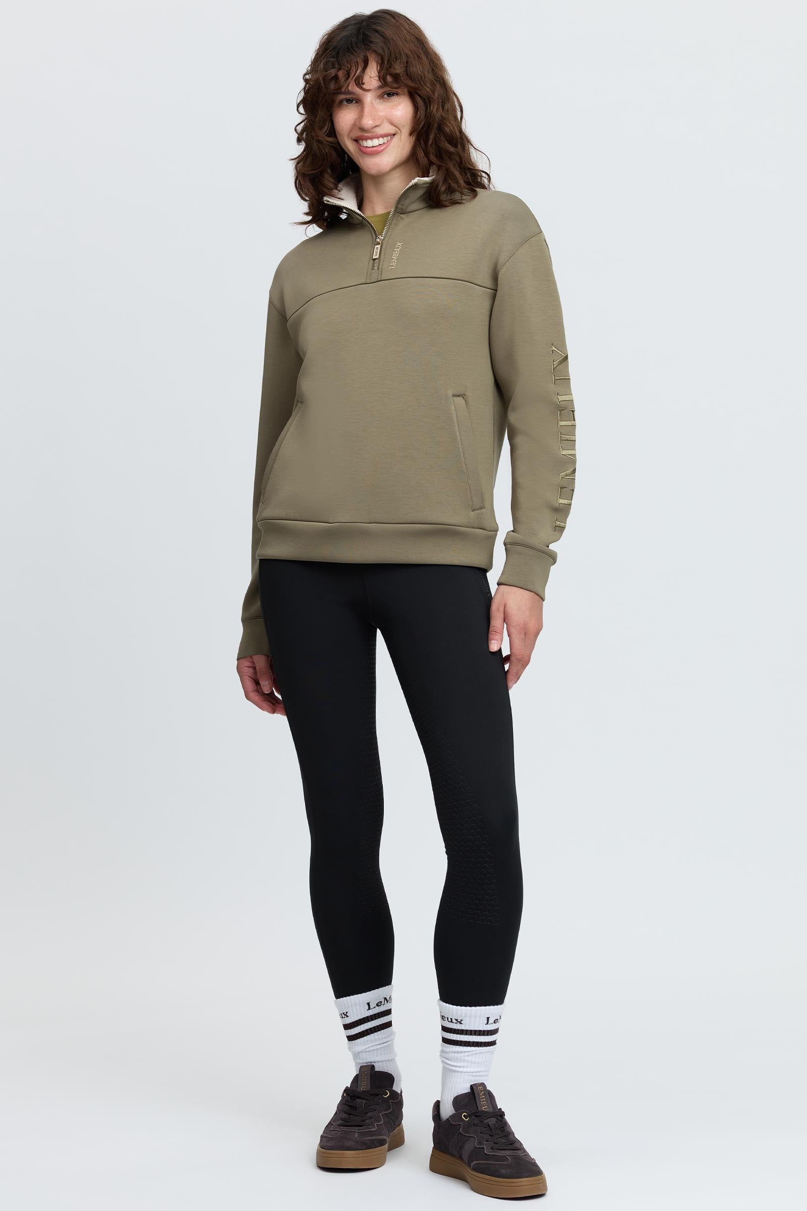 LeMieux Scarlet Women´s Quarter Zip Sweatshirt Women’s Riding Clothing