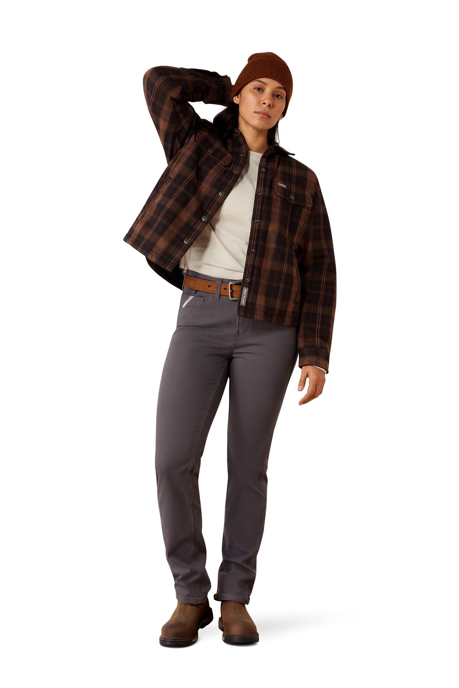 Ariat Womens Rebar Flannel Insulated Shirt Jacket Women’s Riding Clothing