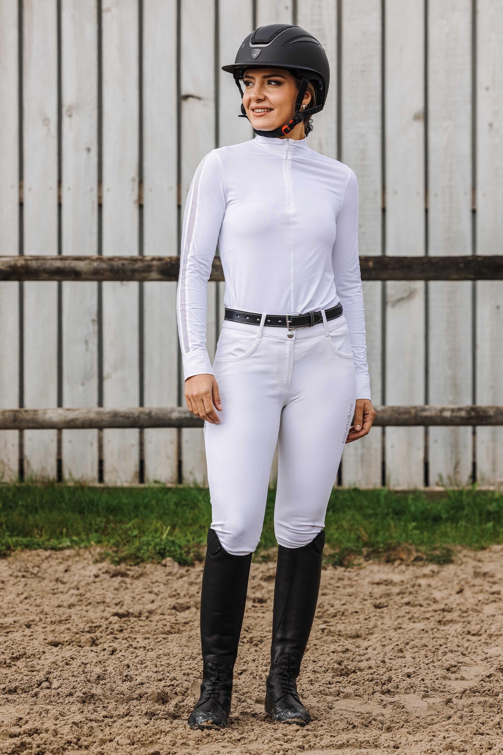Equi Theme EQUITHÈME Estoril Women´s Longsleeve Show Polo Shirt Women’s Riding Clothing