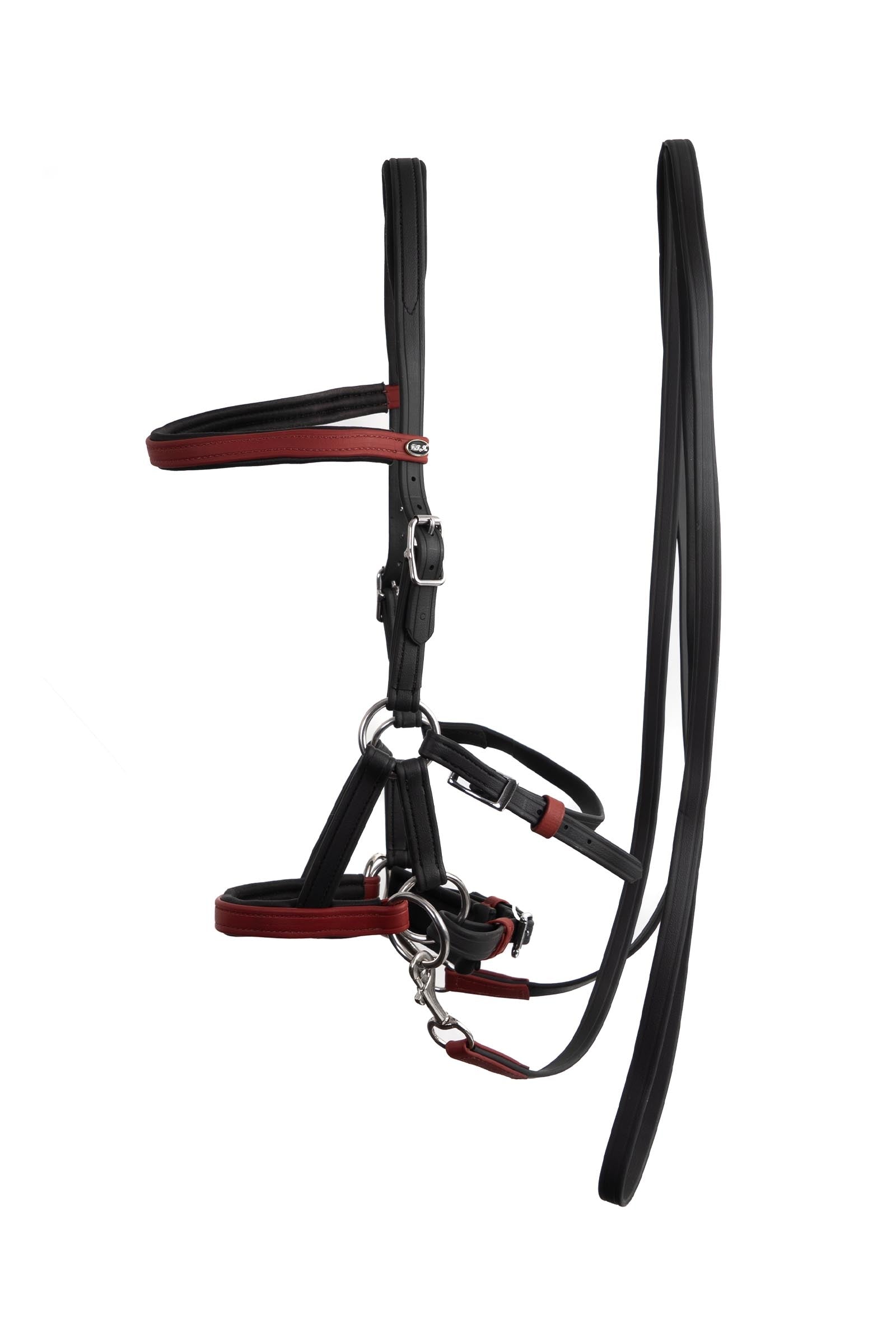 F.R.A. Freedom Riding Articles Sidepull Kirsch aus veganem Leder (System 3) Trensenzäume & Zügel