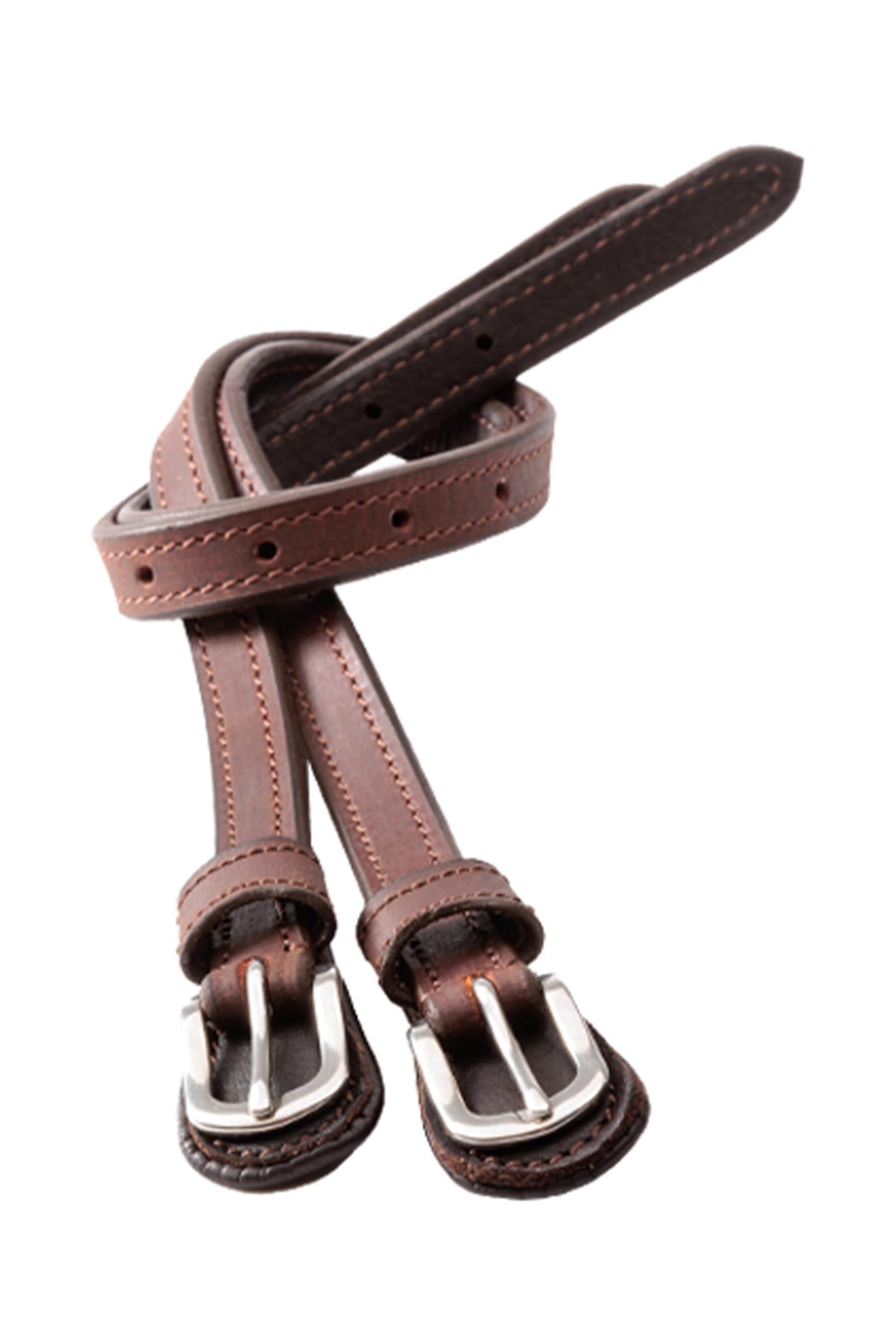 Kavalkade Padded Spur Straps, Oiled Leather Riding Whips, Crops & Spurs
