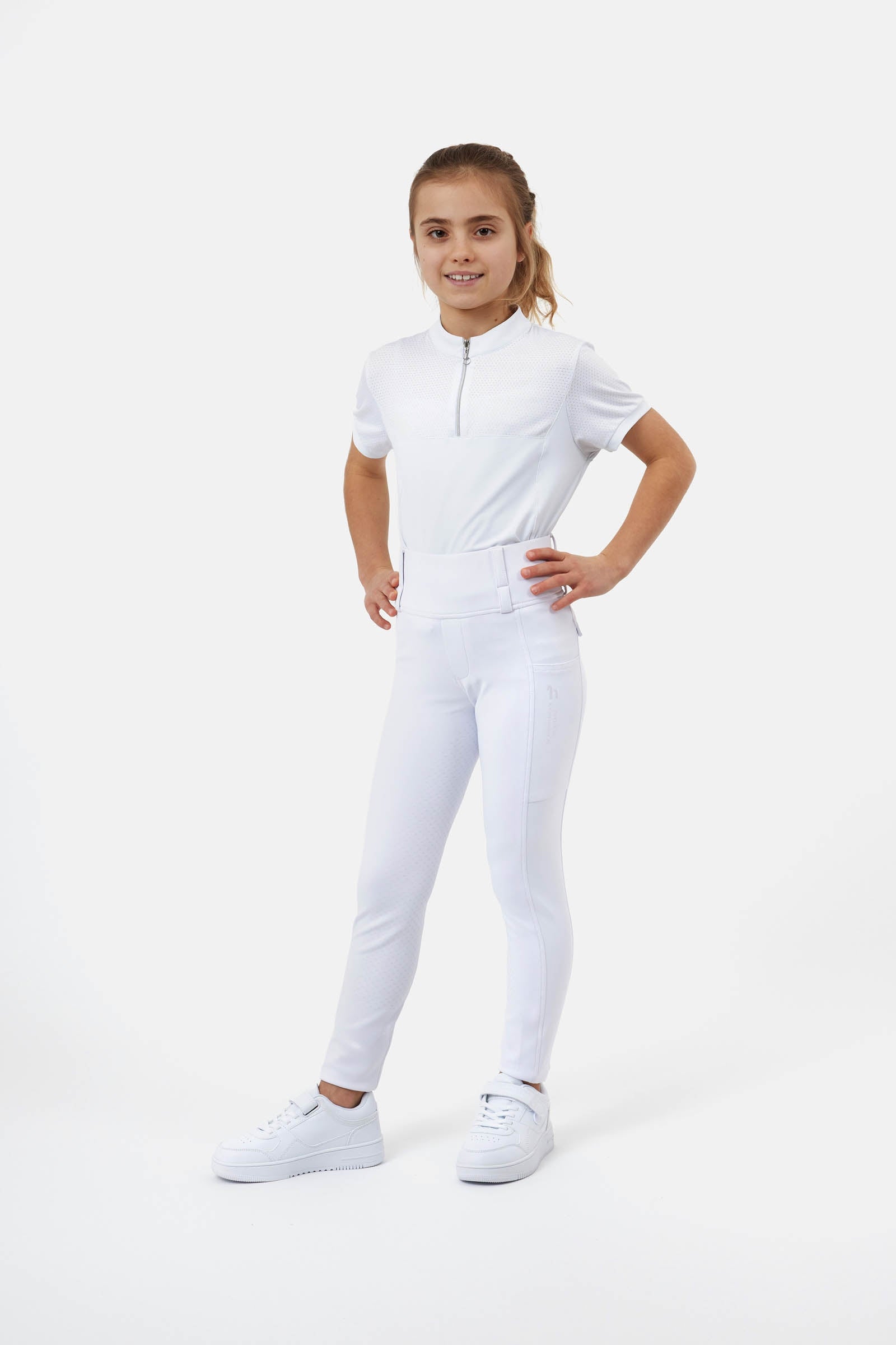 Horze Young Rider Anya Fullgrip Hybrid Breeches Kids Apparel