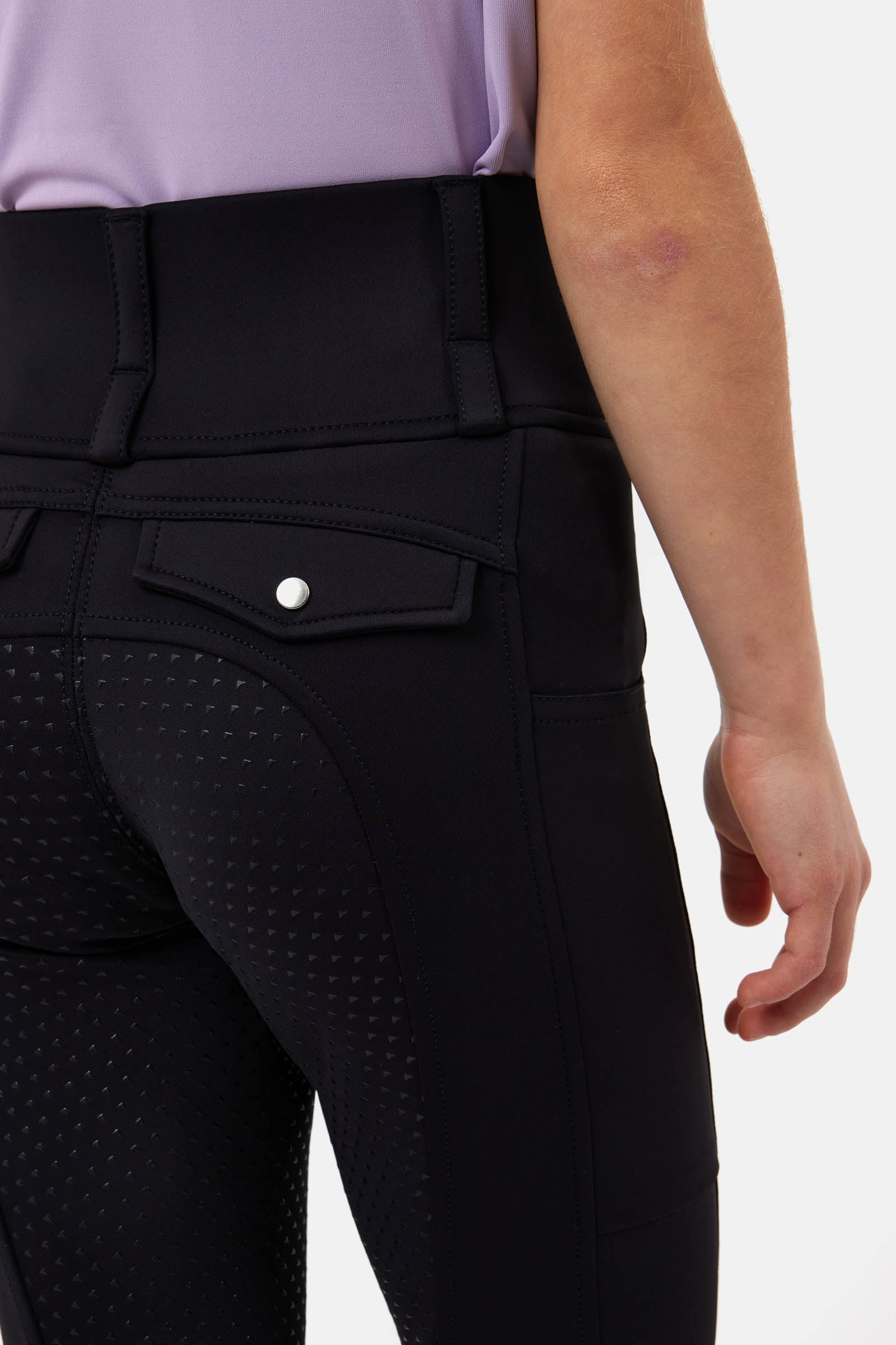 Horze Young Rider Anya Fullgrip Hybrid Breeches Kids Apparel