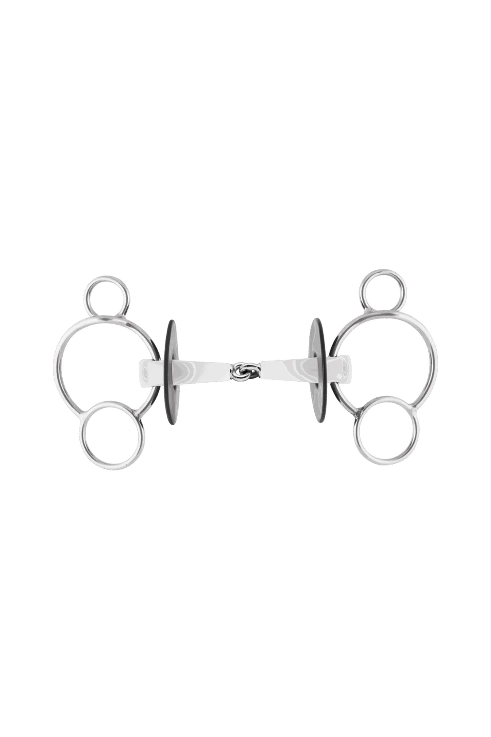 Sprenger Nathe 3-Ring Bit, Single Jt. 18mm, Thermoplastic Horse Bits