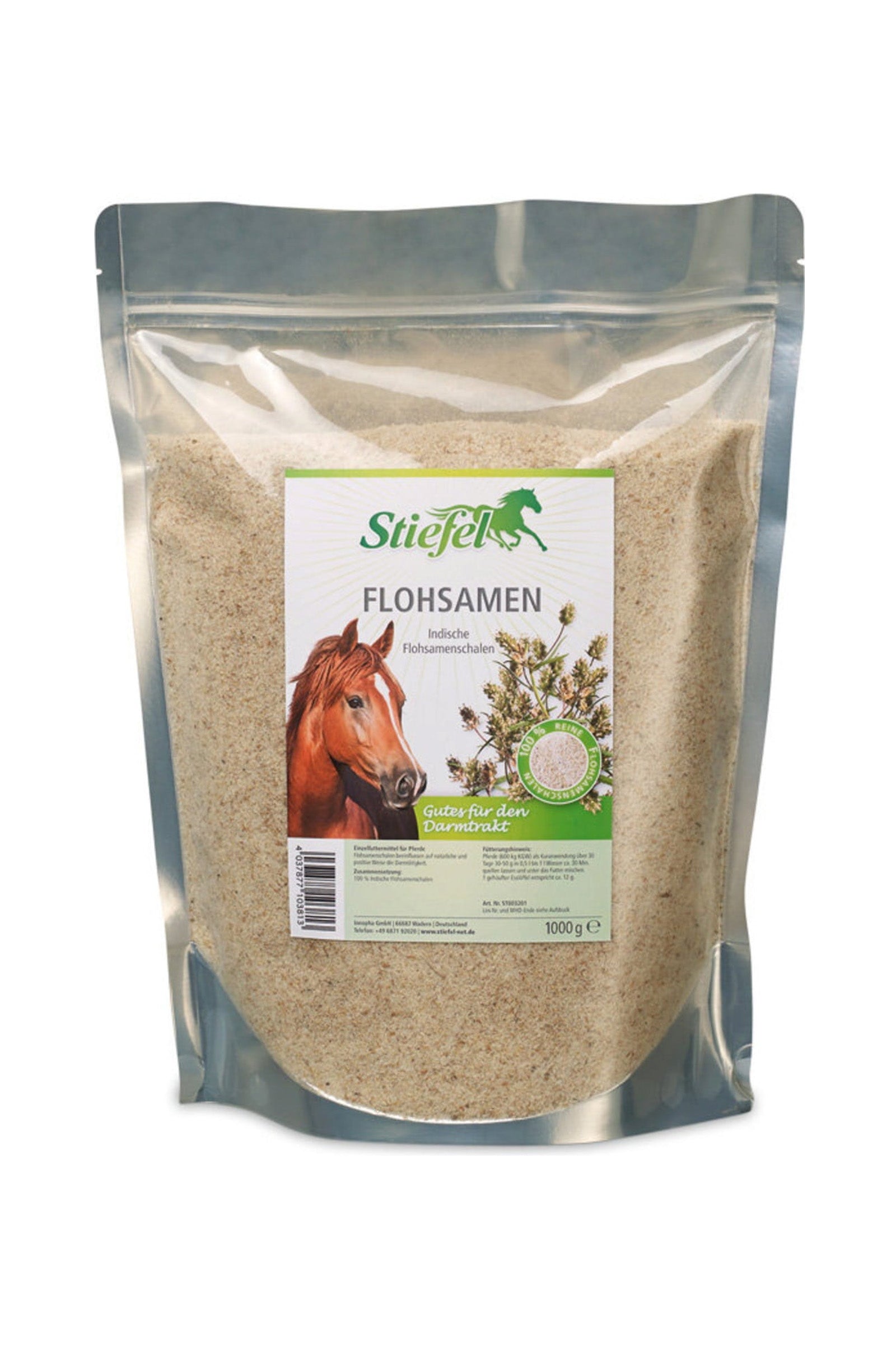 Stiefel Ground Flea Seeds, 1kg Horse Feed & Nutrition