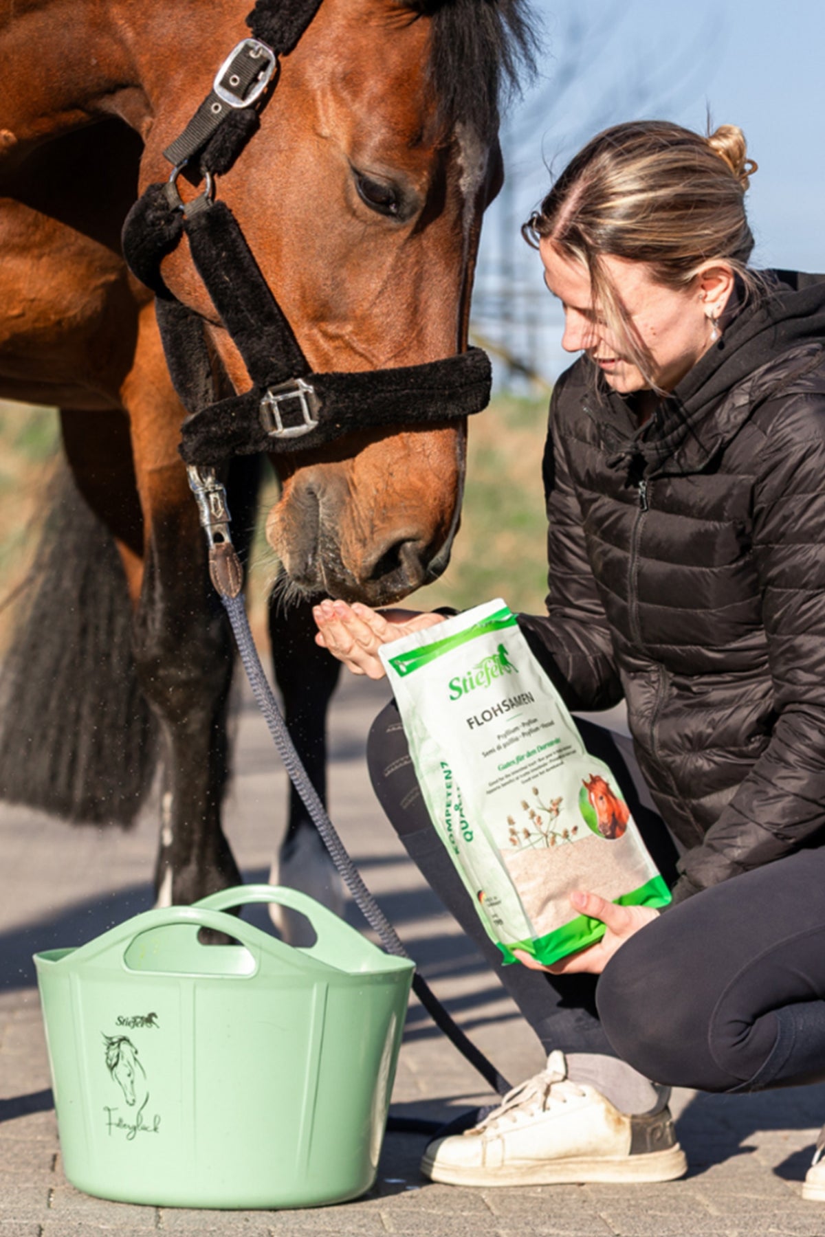 Stiefel Ground Flea Seeds, 1kg Horse Feed & Nutrition