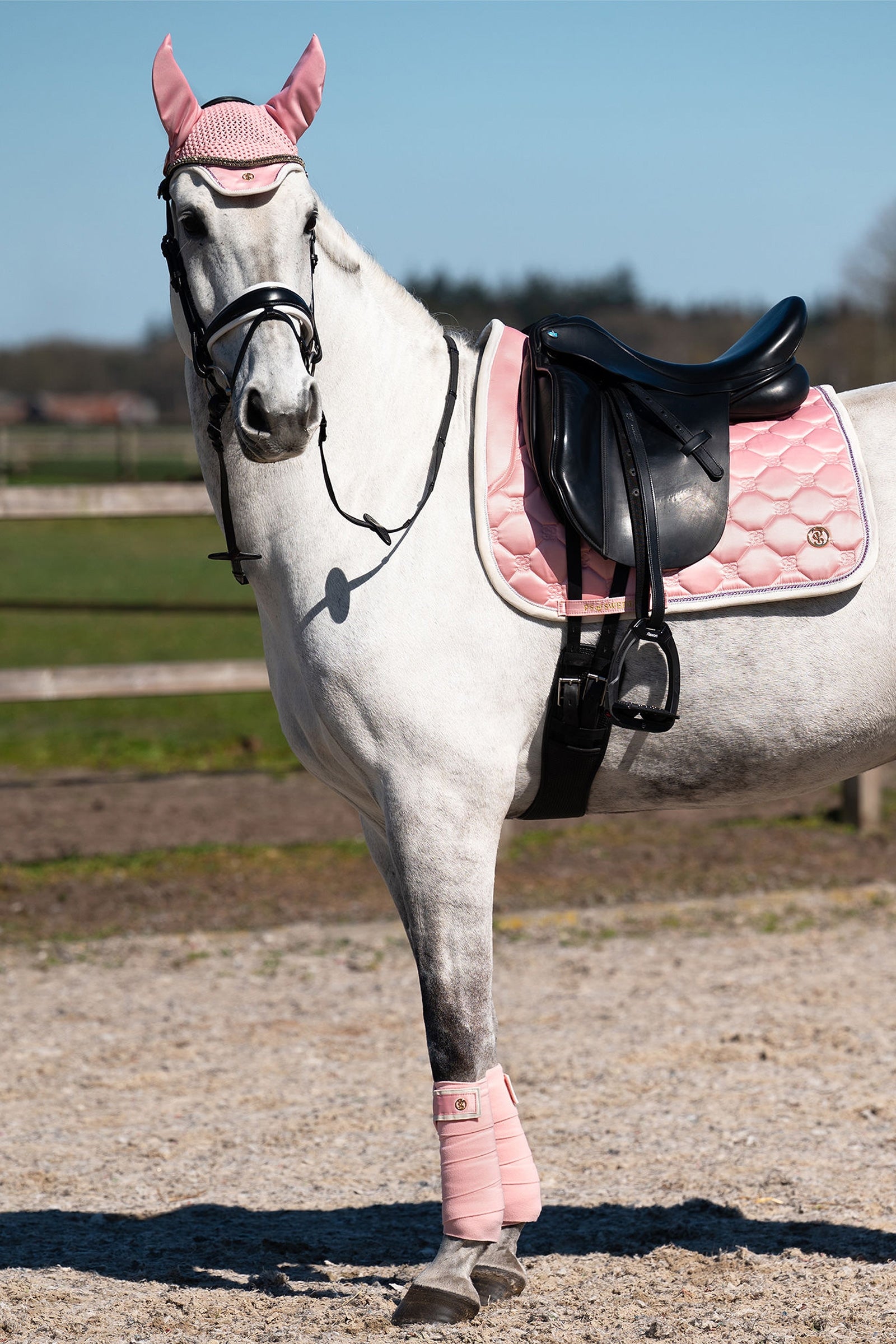 PS of Sweden Vintage Monogram Ear Bonnet Saddle Pads