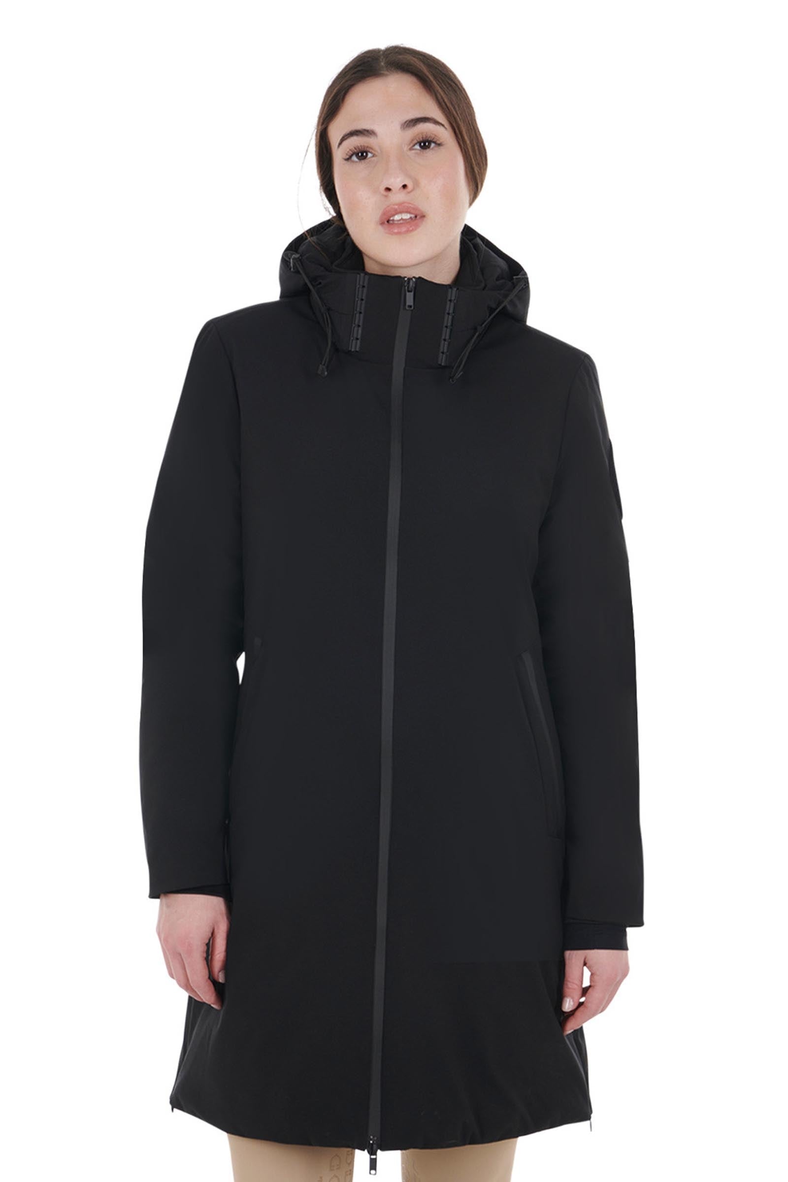 Equestro Women’s Down Coat Water-Repellent and Wind-Proof Women’s Riding Clothing