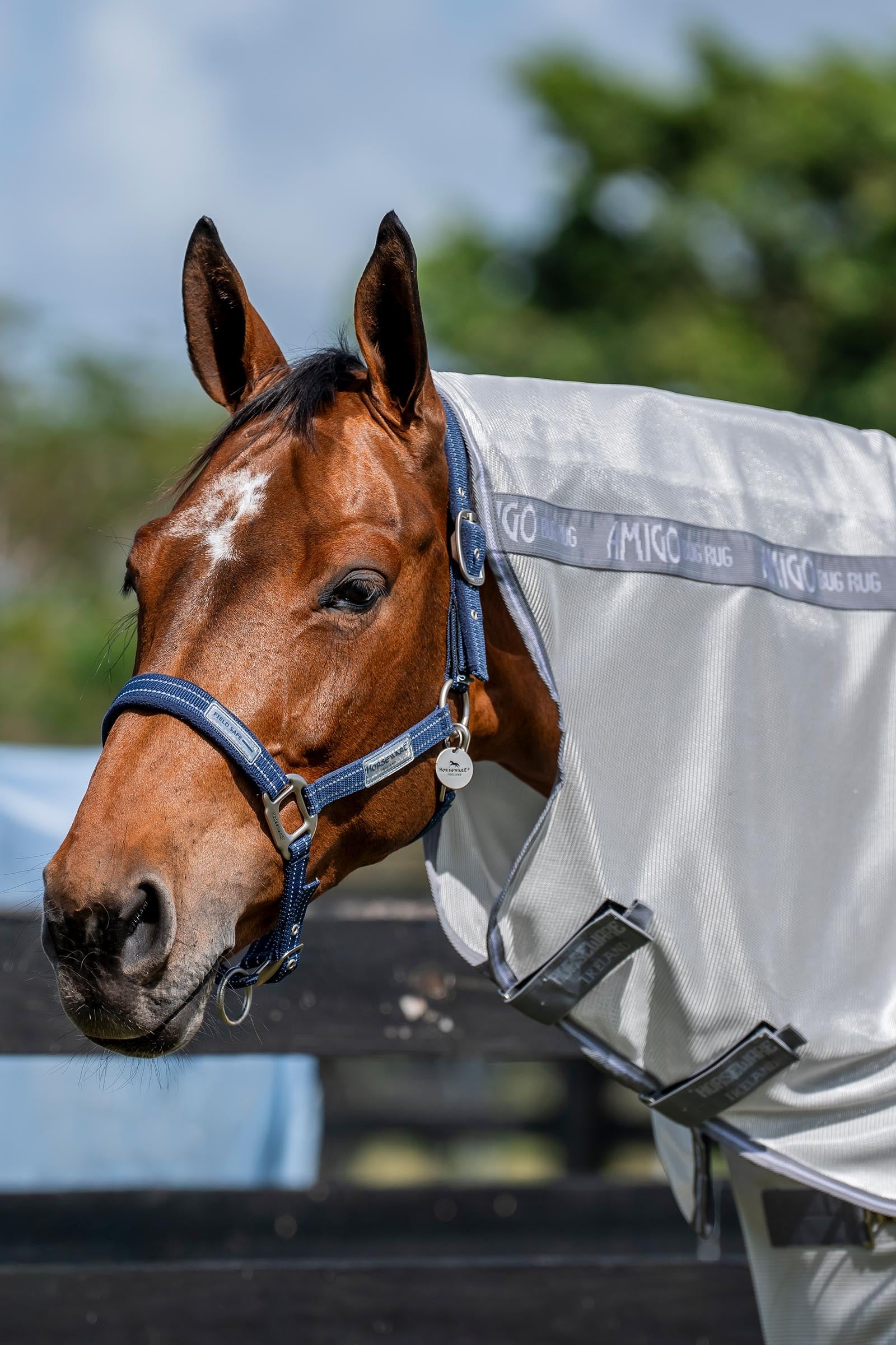 Horseware Amigo Halsteil für Fliegendecke, UV-Schutz Pferdedecken