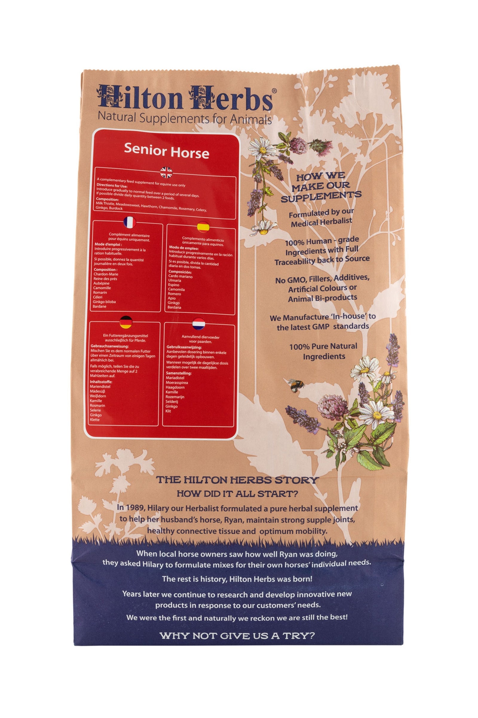 Hilton Herbs HiltonHerbs Senior Horse 1kg Tub Horse Feed & Nutrition