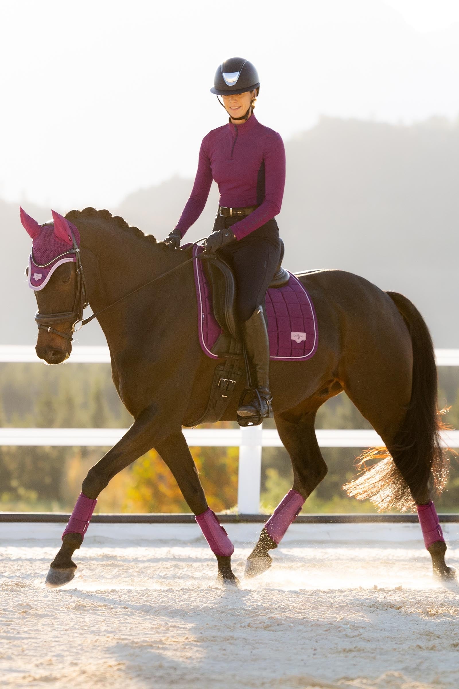 LeMieux Loire Classic Square Dressage Saddle Pad Saddle Pads