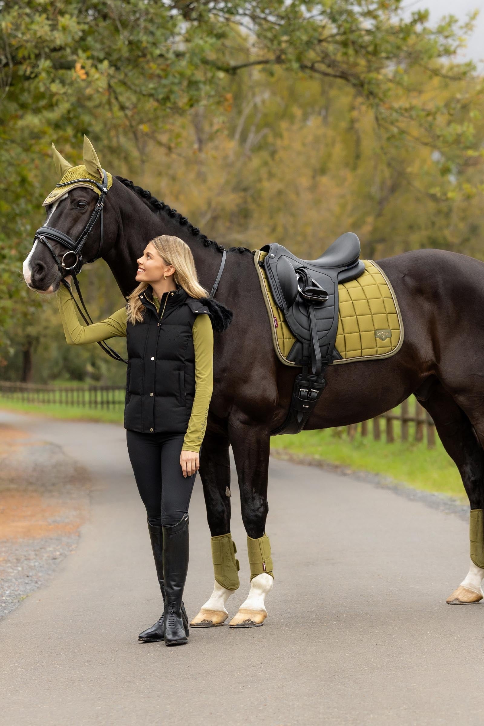 LeMieux Loire Classic Square Dressage Saddle Pad Saddle Pads