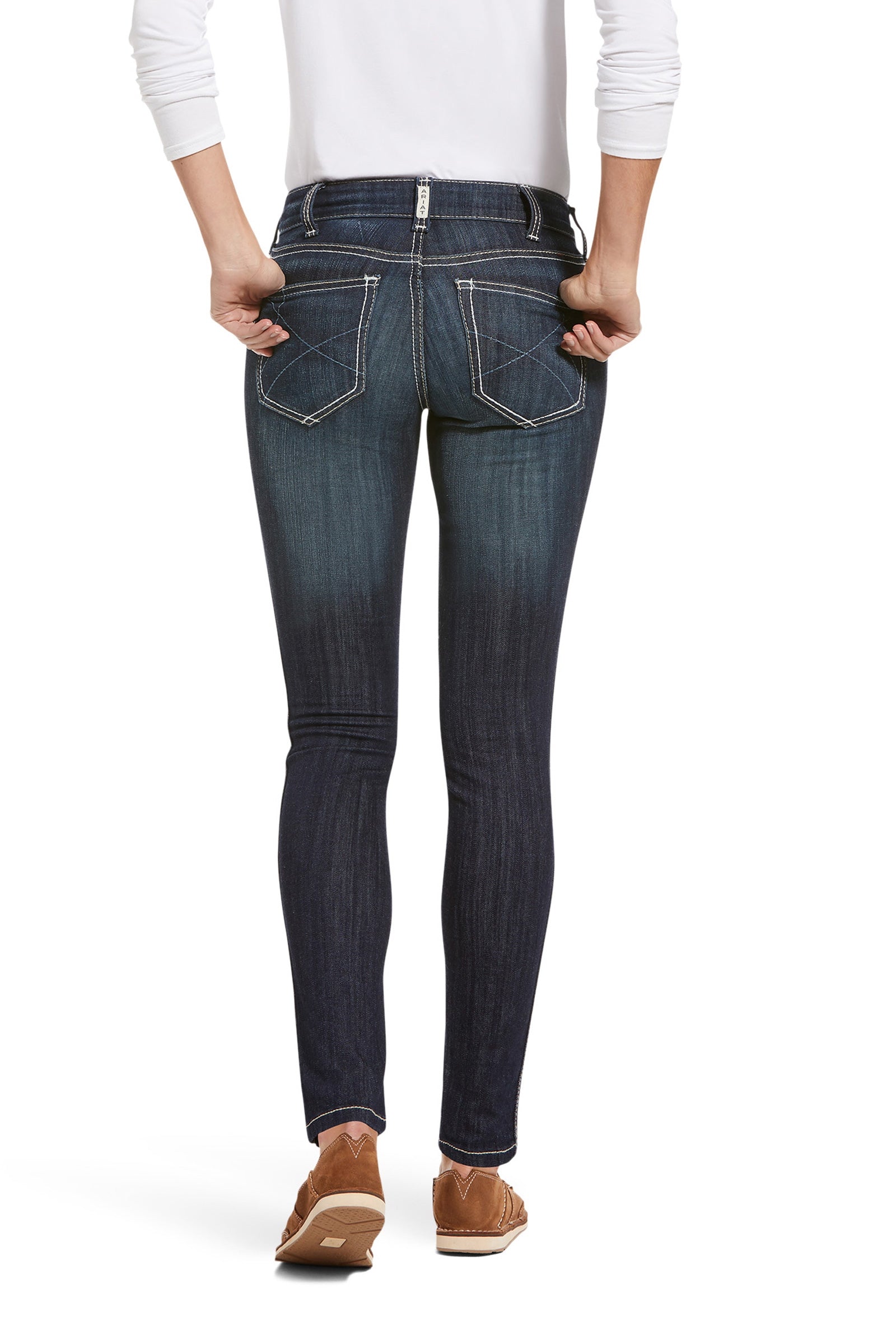Ariat Ella R.E.A.L Women´s Mid Rise Stretch Outseam Skinny Jean Womens Breeches