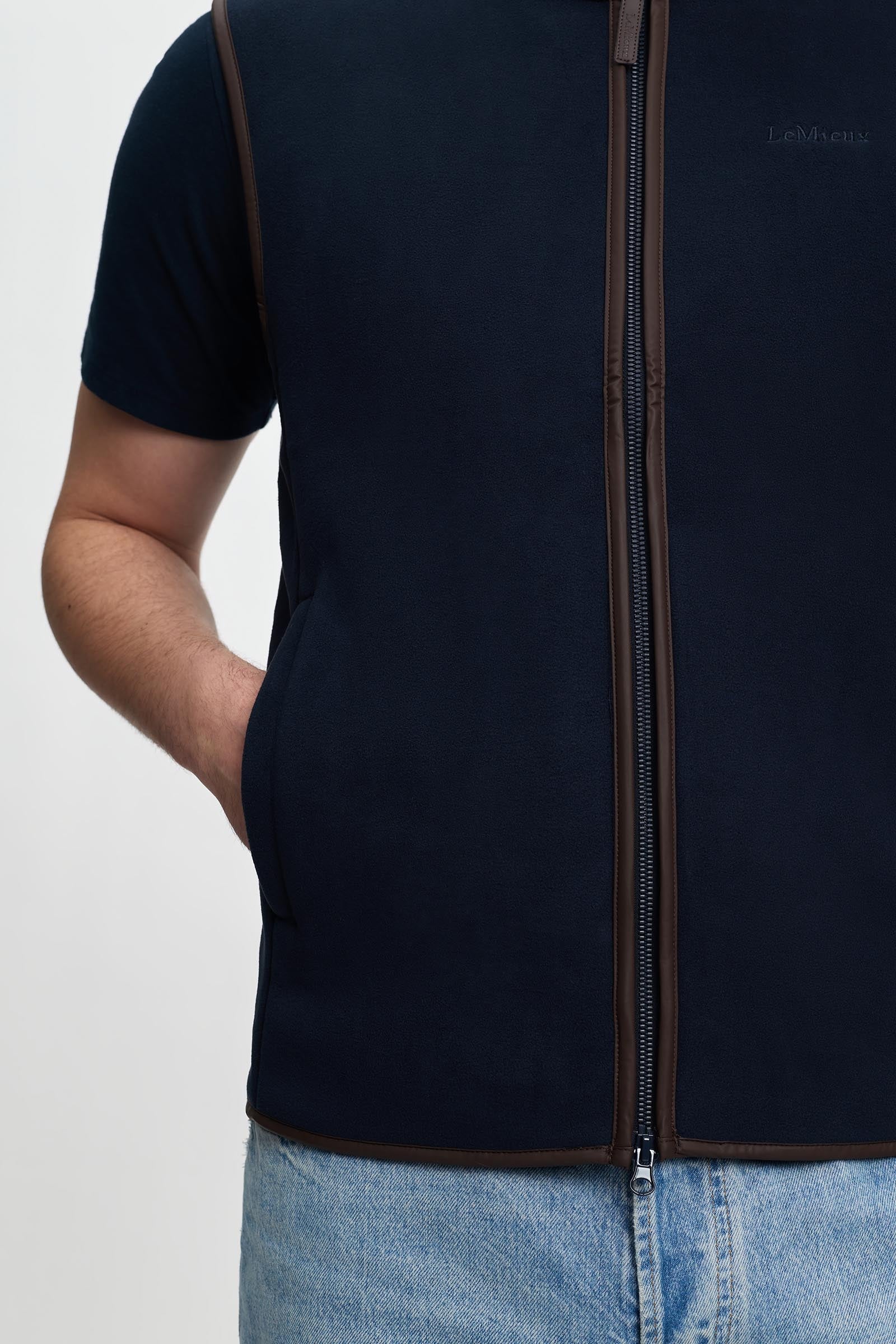 LeMieux Men´s Fleece Gilet Mens Riding Clothing