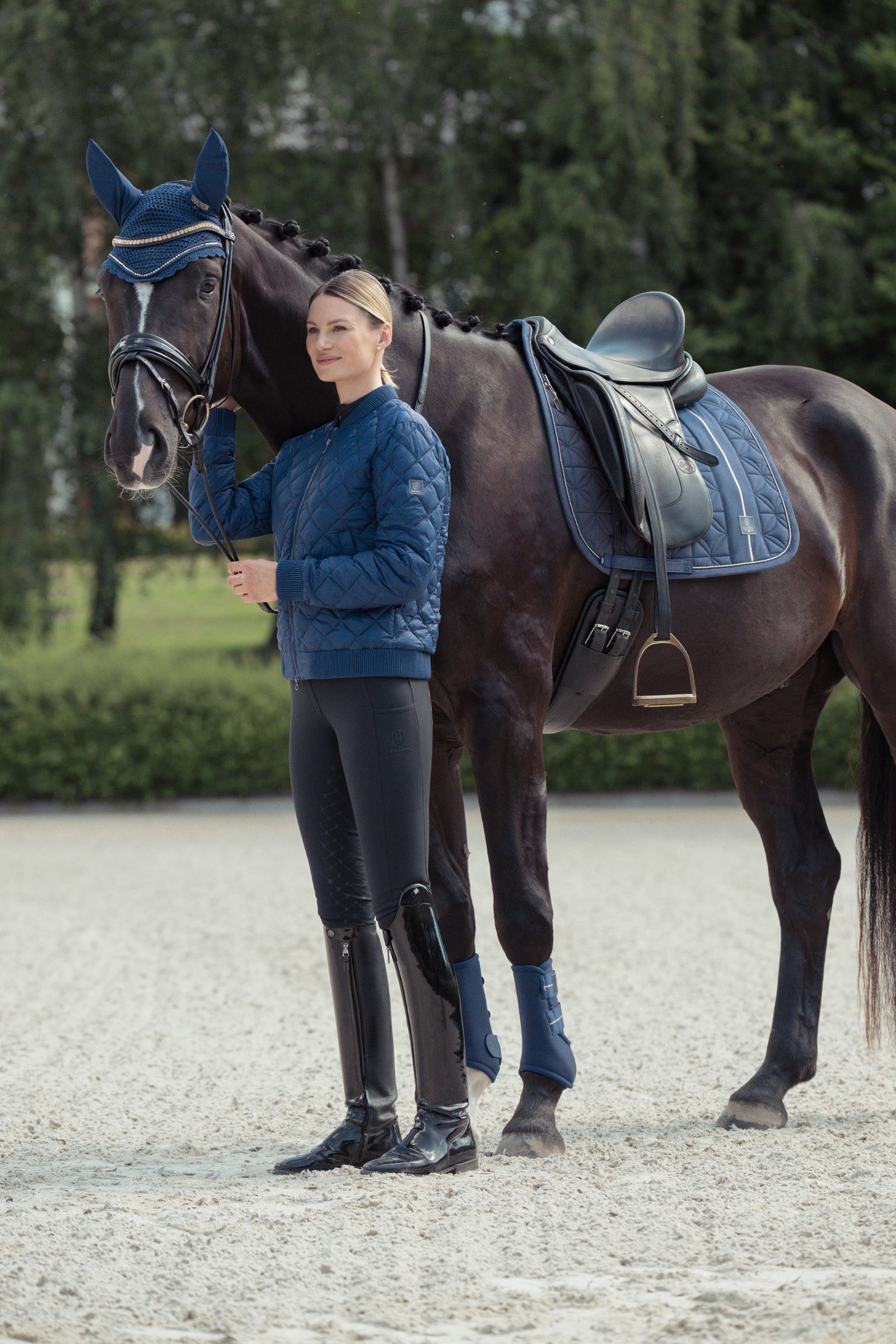 Eskadron Heritage AW24 Big Square Glam Dressage Saddle Pad Saddle Pads