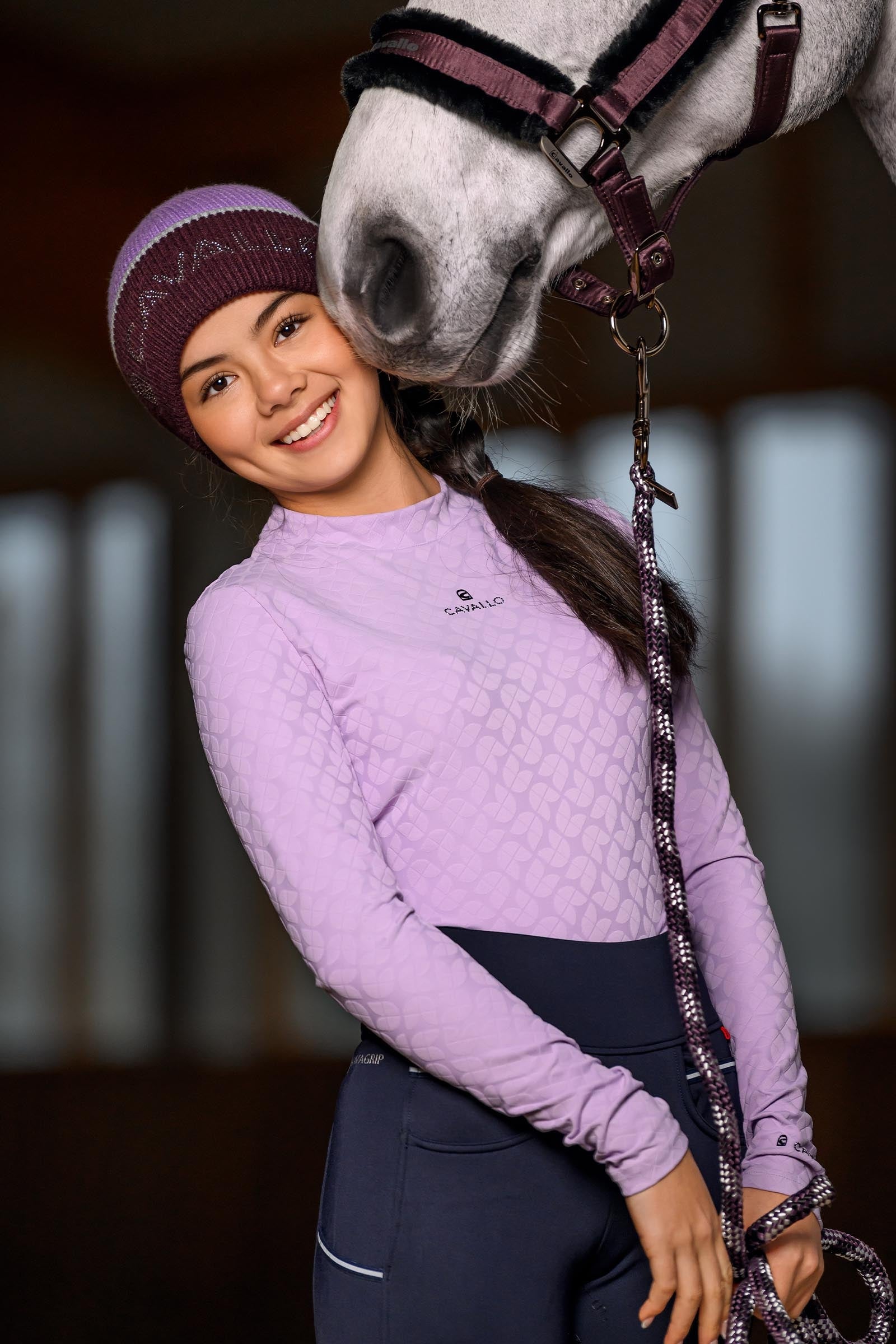 Cavallo CAVALDELMA Womens Stand-Up Collar Shirt Women’s Riding Clothing