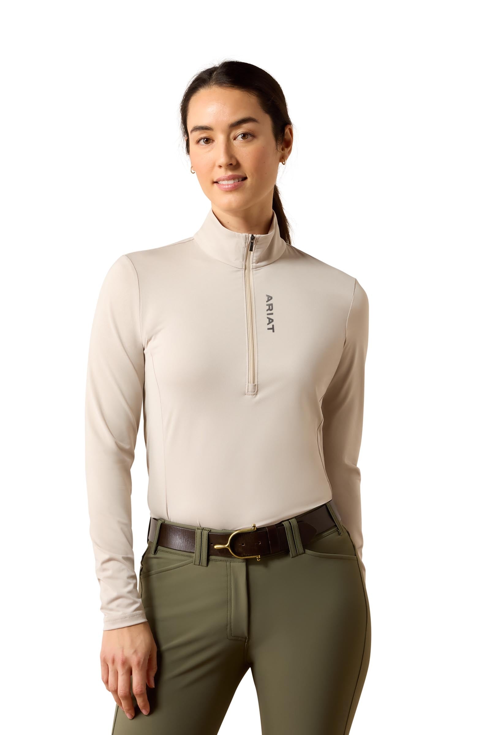 Ariat Damen Lunaveil Baselayer mit 1/2-Reißverschluss Damen Reitbekleidung