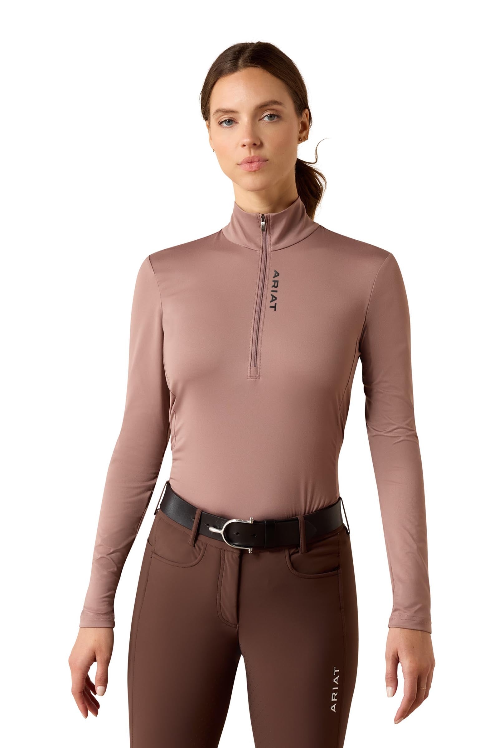 Ariat Damen Lunaveil Baselayer mit 1/2-Reißverschluss Damen Reitbekleidung