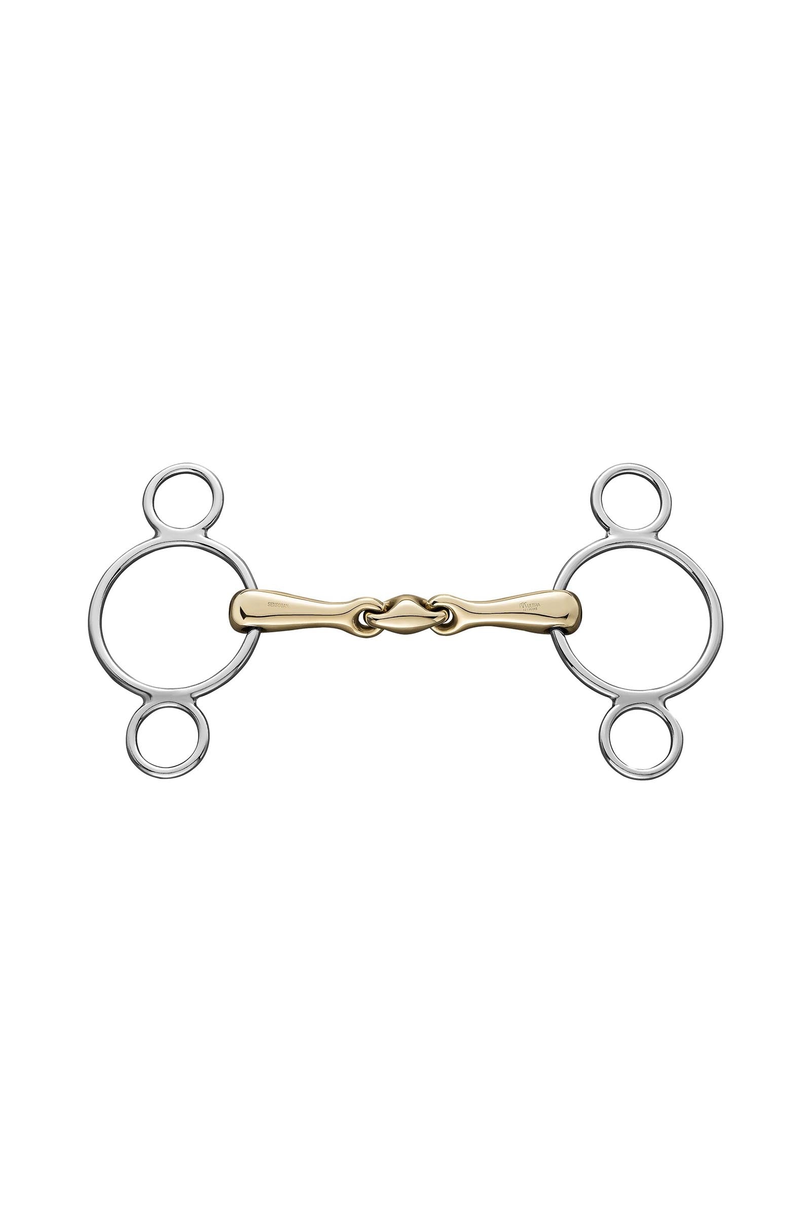 Sprenger KK Ultra 3-Ring Gebiss, doppelt gebrochen, 18 mm, Sensogan Gebisse
