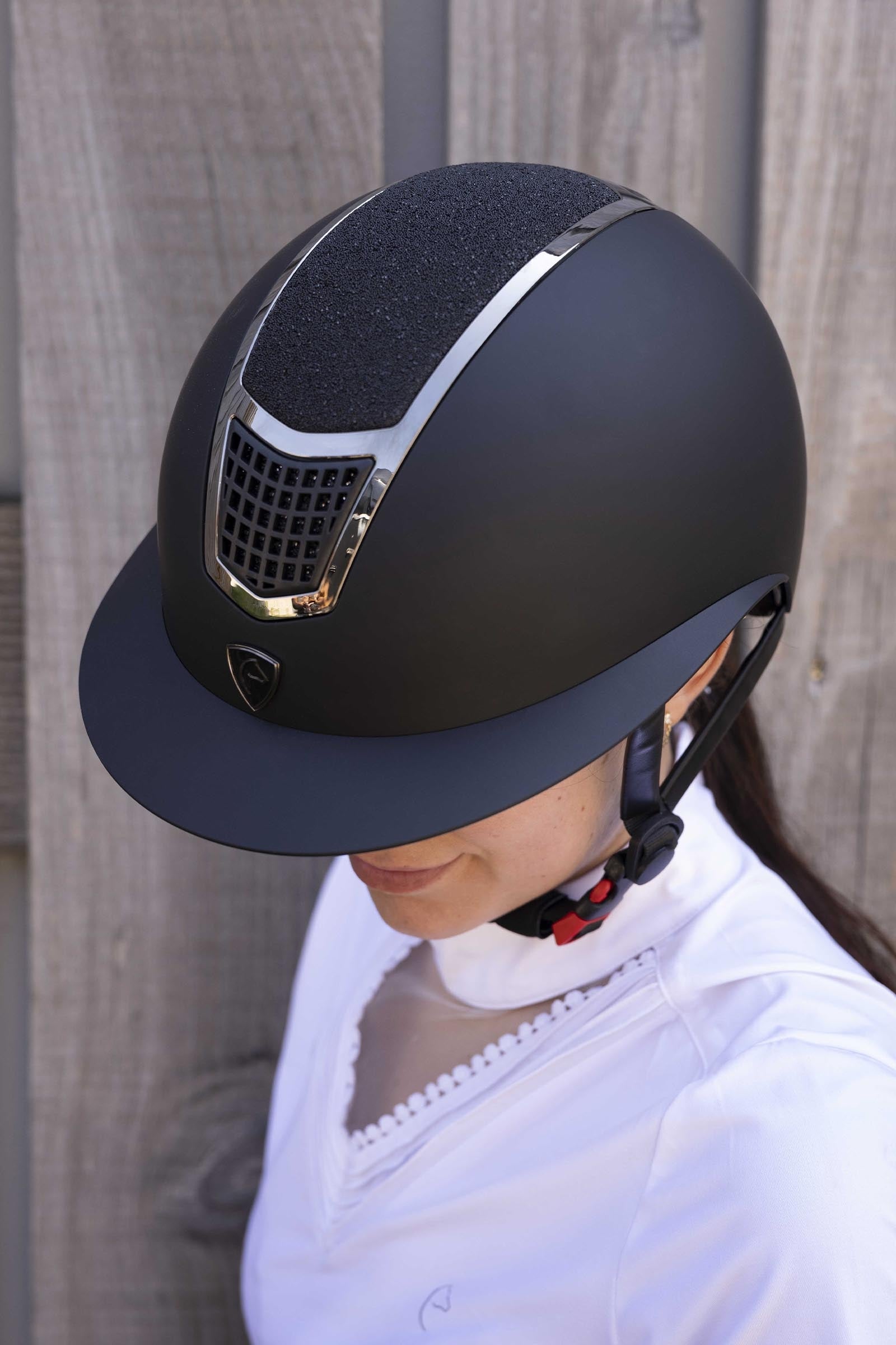 Equi Theme EQUITHÈME Airy Celestial Riding Helmet L, Wide Visor Safety Equipment