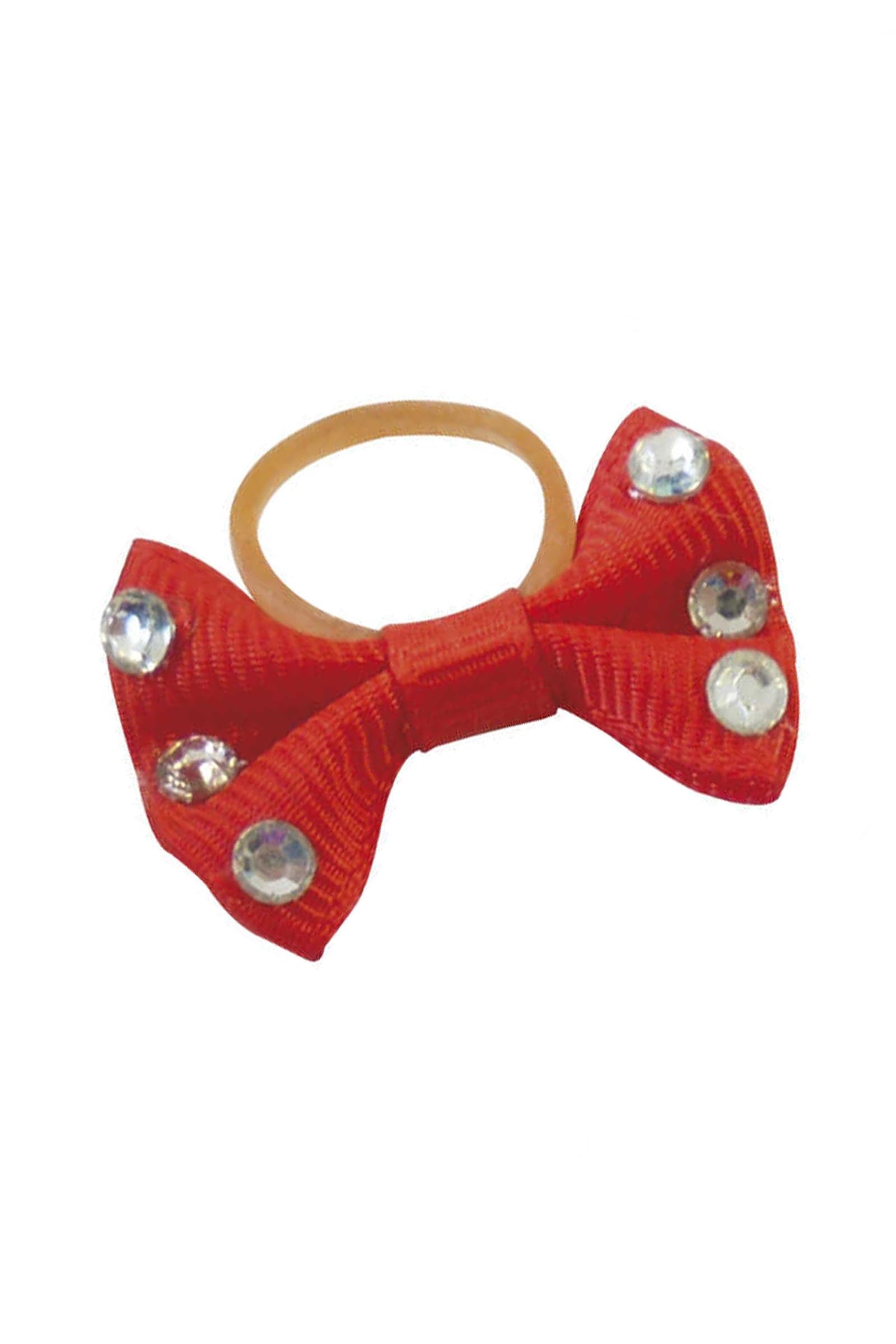 Equi Theme EQUITHÈME Braiding Bows With Clear Strass Horse Grooming Tools