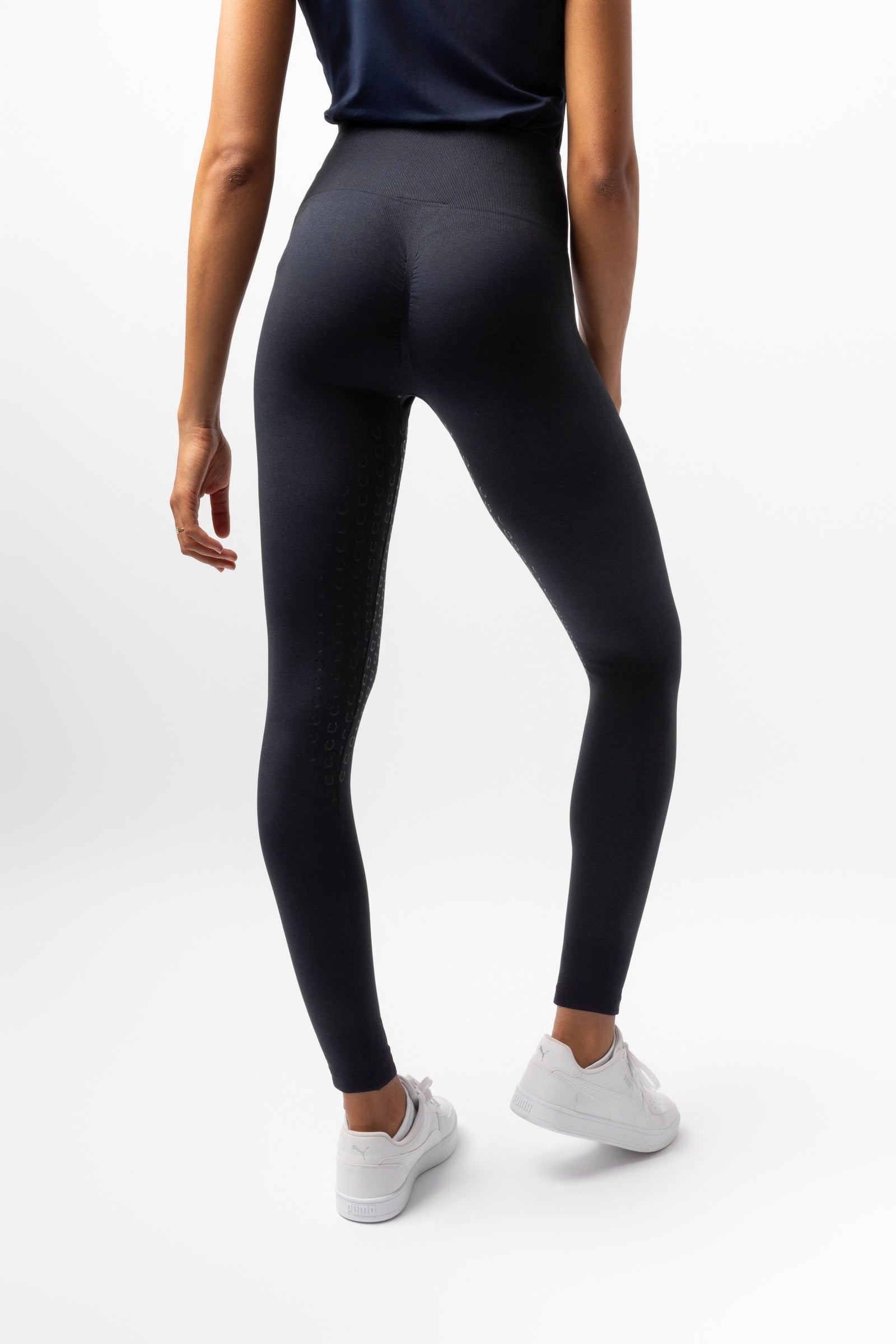 Horze Nessa Nahtlose Vollbesatz Scrunch Reitleggings Womens Breeches