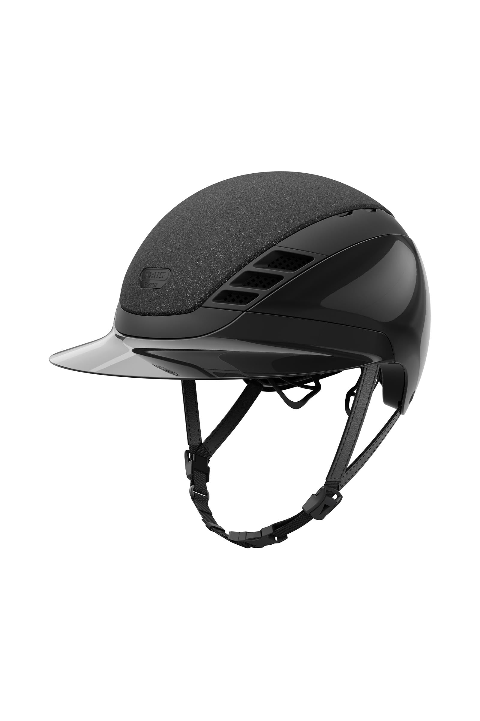 Abus Airluxe Supreme Glam Shiny Reithelm mit langem Visier Reithelme & Sicherheitswesten