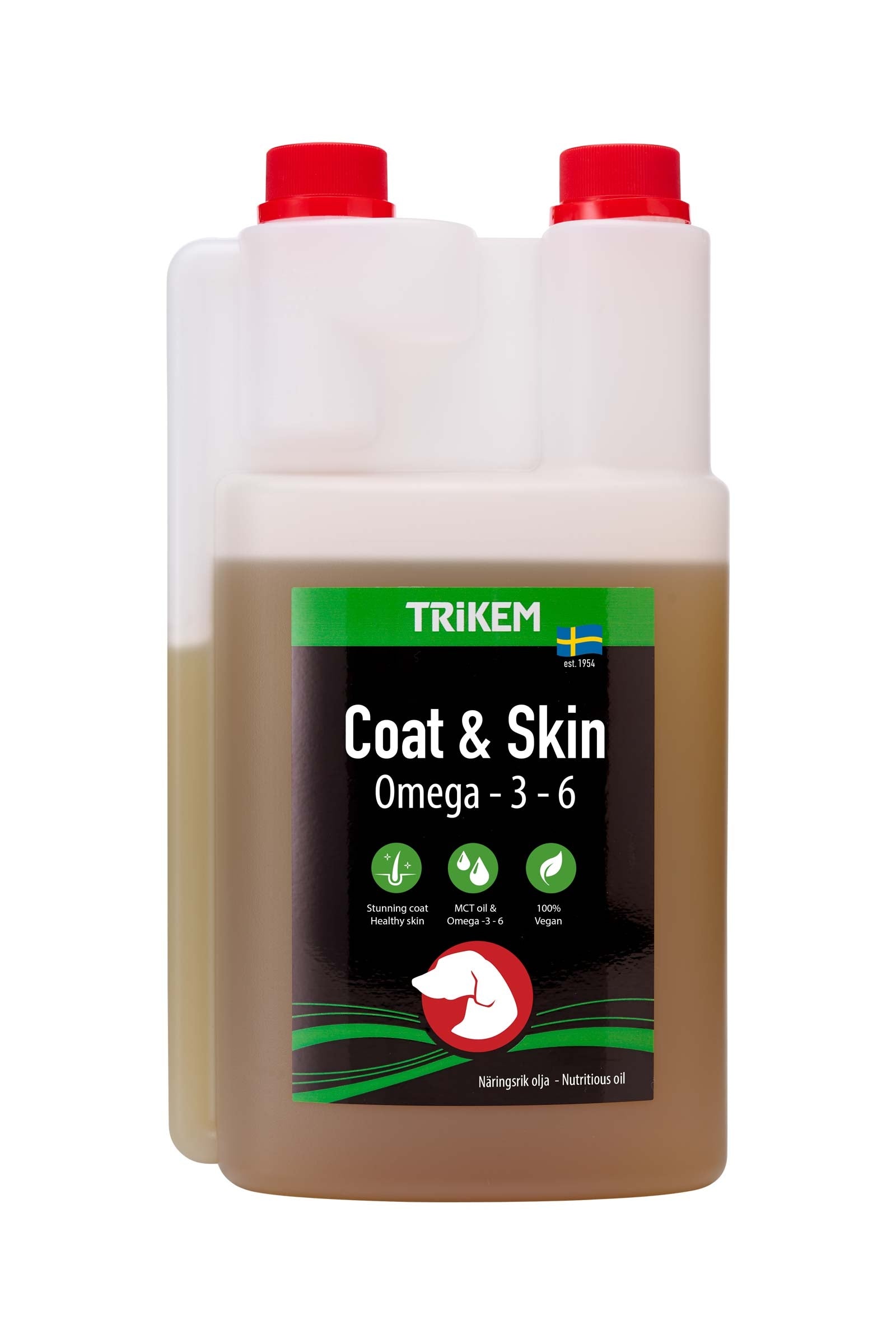 Trikem Coat & Skin Öl-Futterzusatz für Hunde, 500 ml Hund