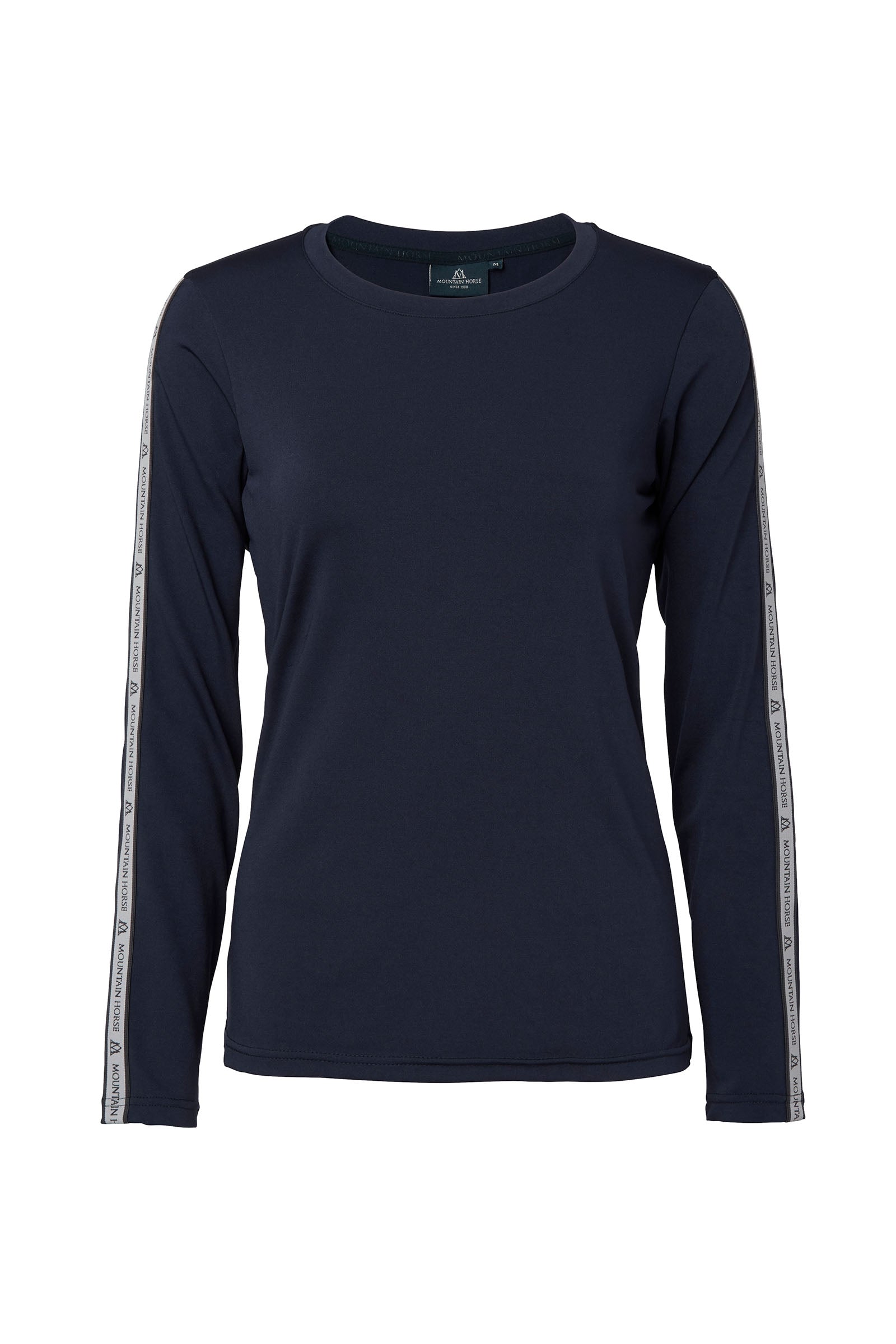 Mountain Horse Active Stripe Damen Funktionsshirt mit langem Arm Damen Reitbekleidung