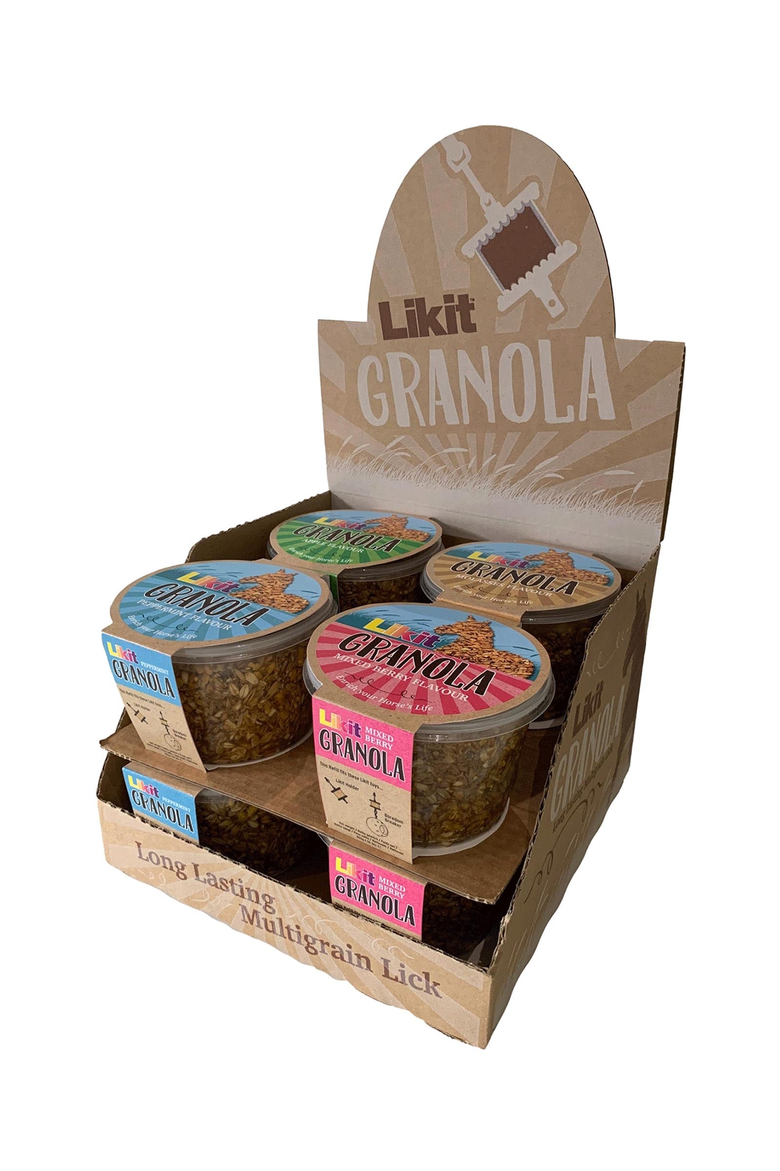 Likit Müsli gemischt (8 Stück je 550g) Horse Feed & Nutrition