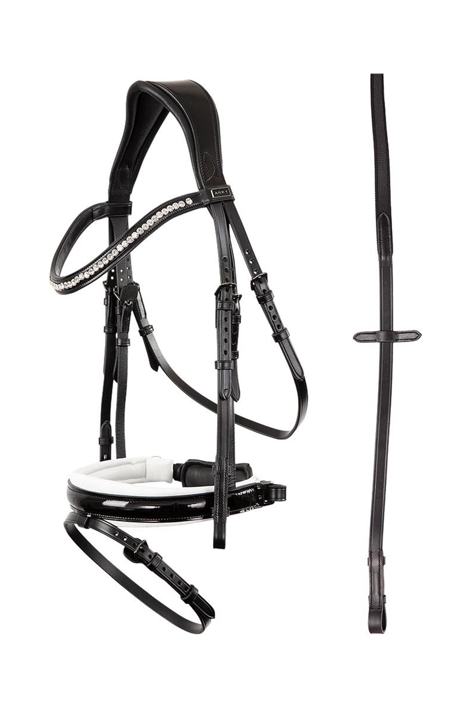 Anky ANKY Anatomic Bridle Patent Leather With Soft Padding Trensenzäume & Zügel