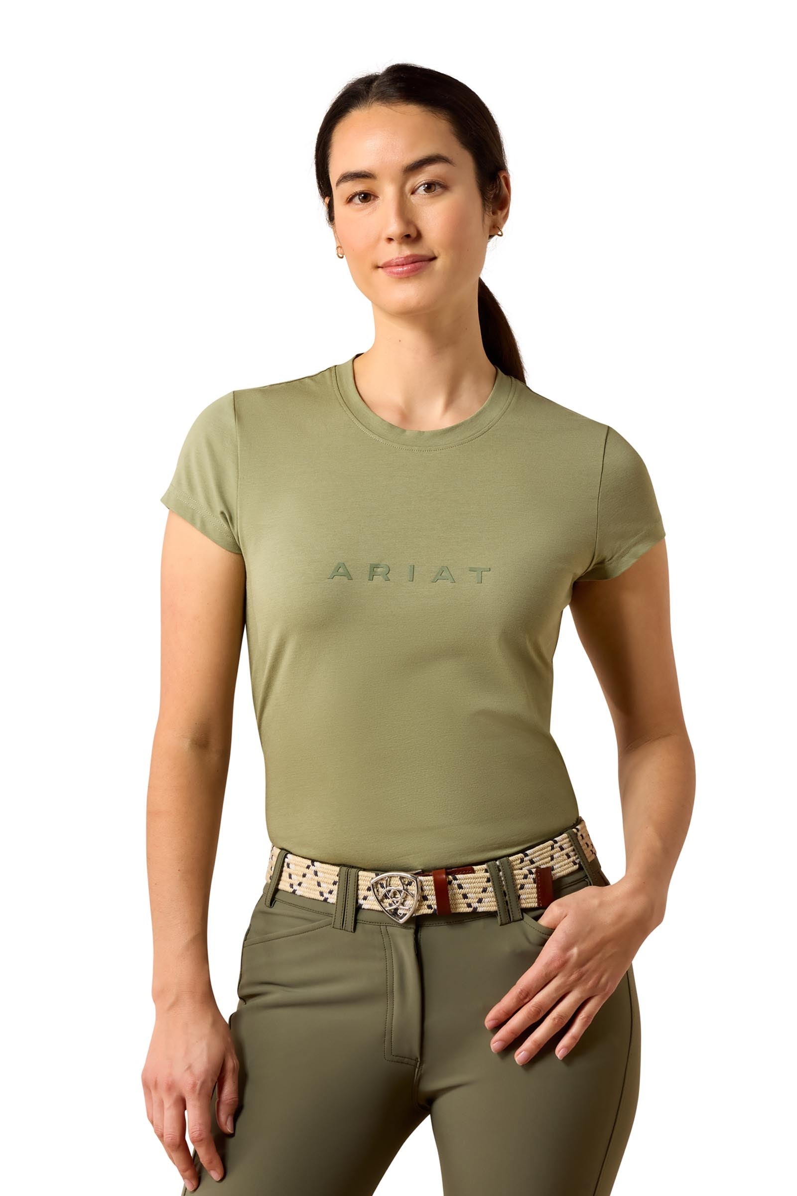Ariat Damen The Logo T-Shirt Damen Reitbekleidung