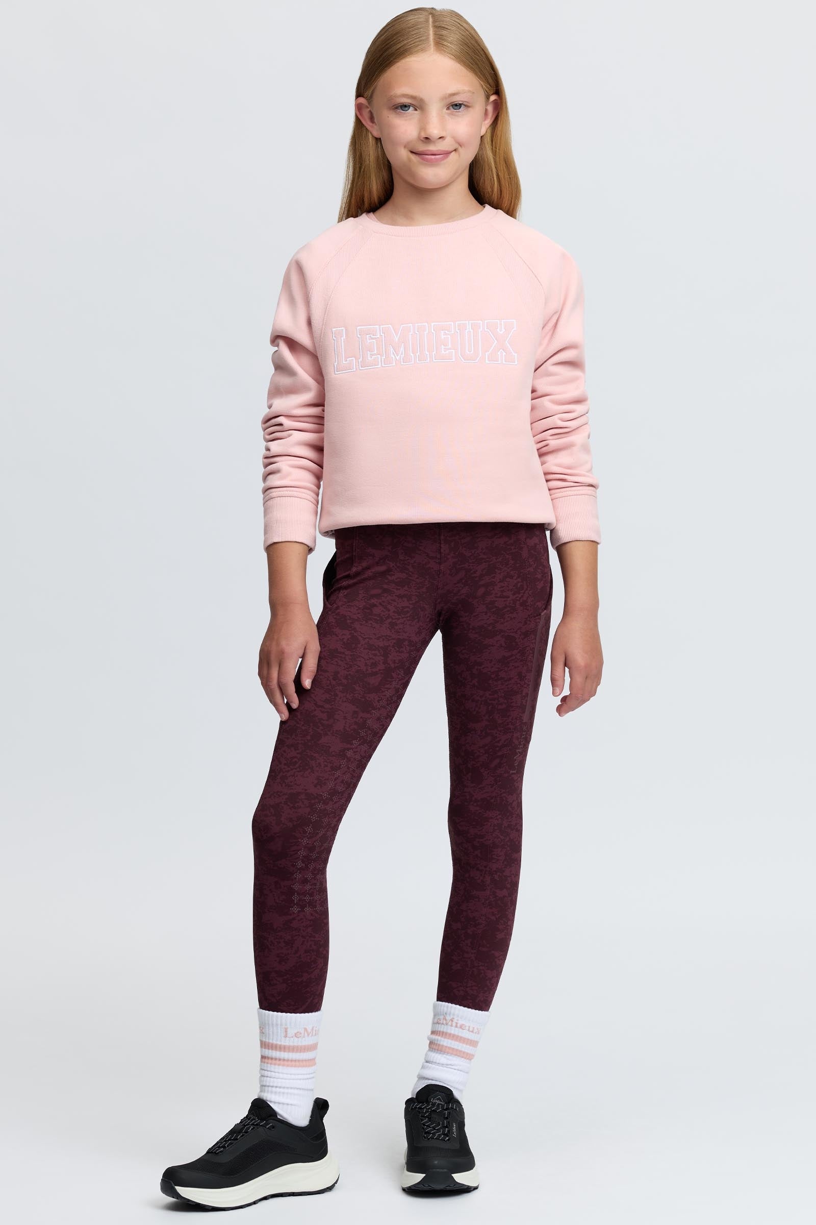 LeMieux Young Rider Shay Varsity Crew Kids Apparel