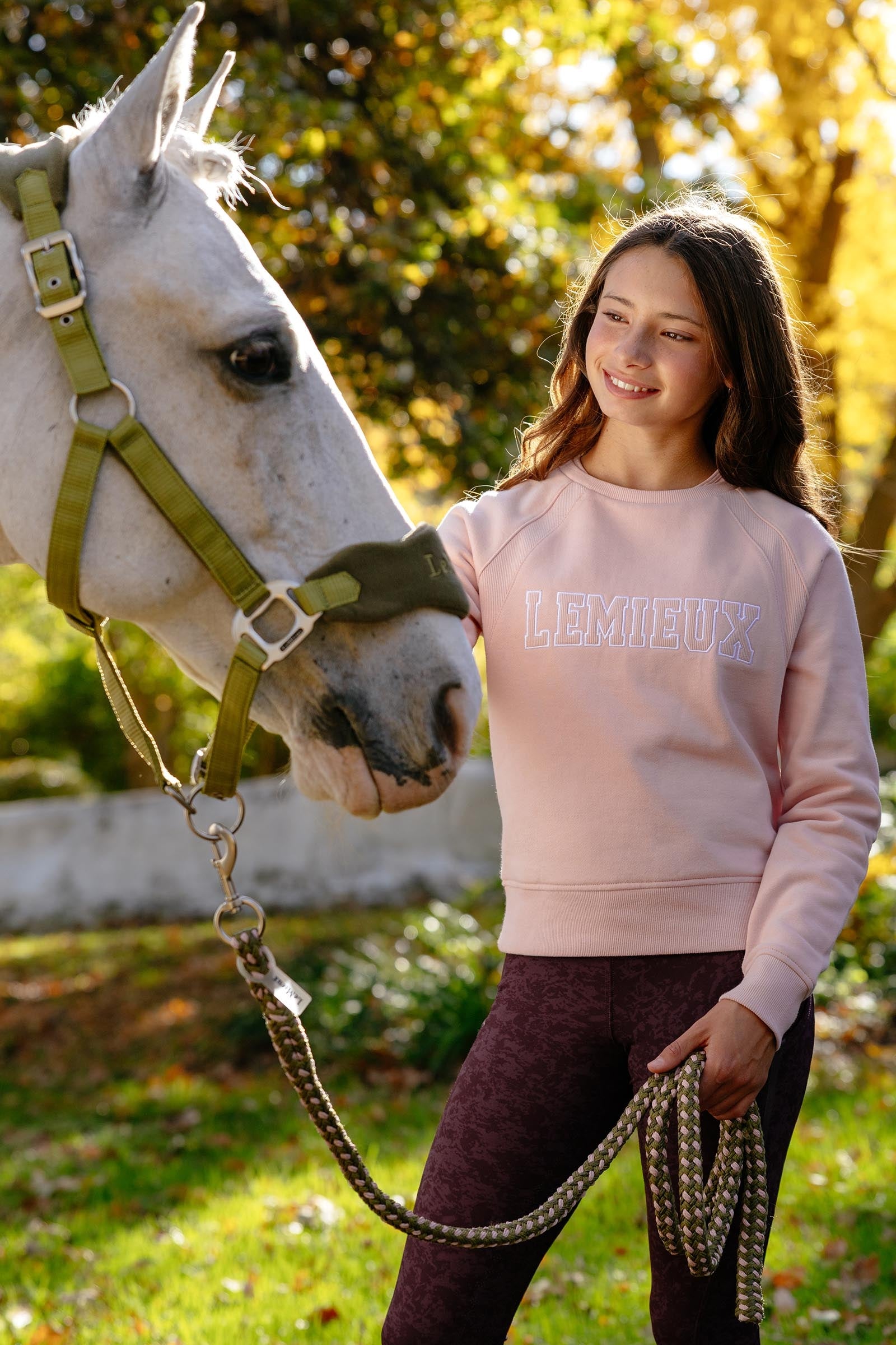 LeMieux Young Rider Shay Varsity Crew Kids Apparel