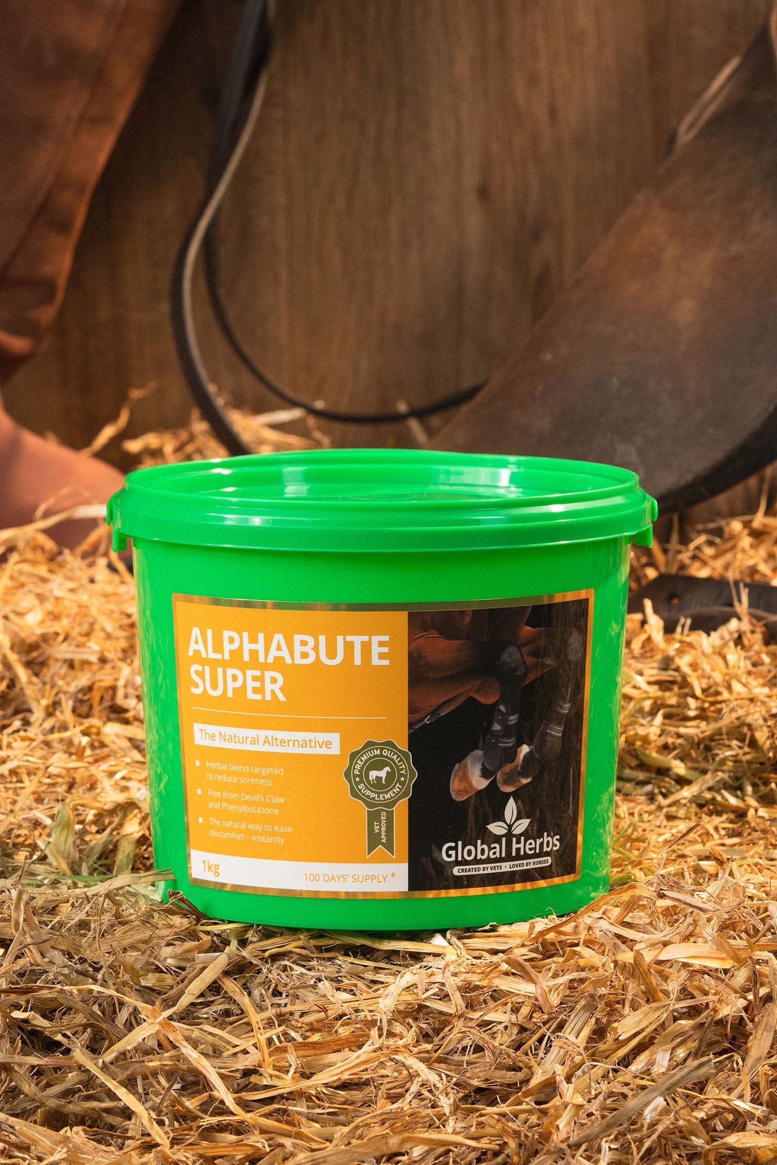 Global Herbs Alphabute SUPER 1kg Horse Feed & Nutrition