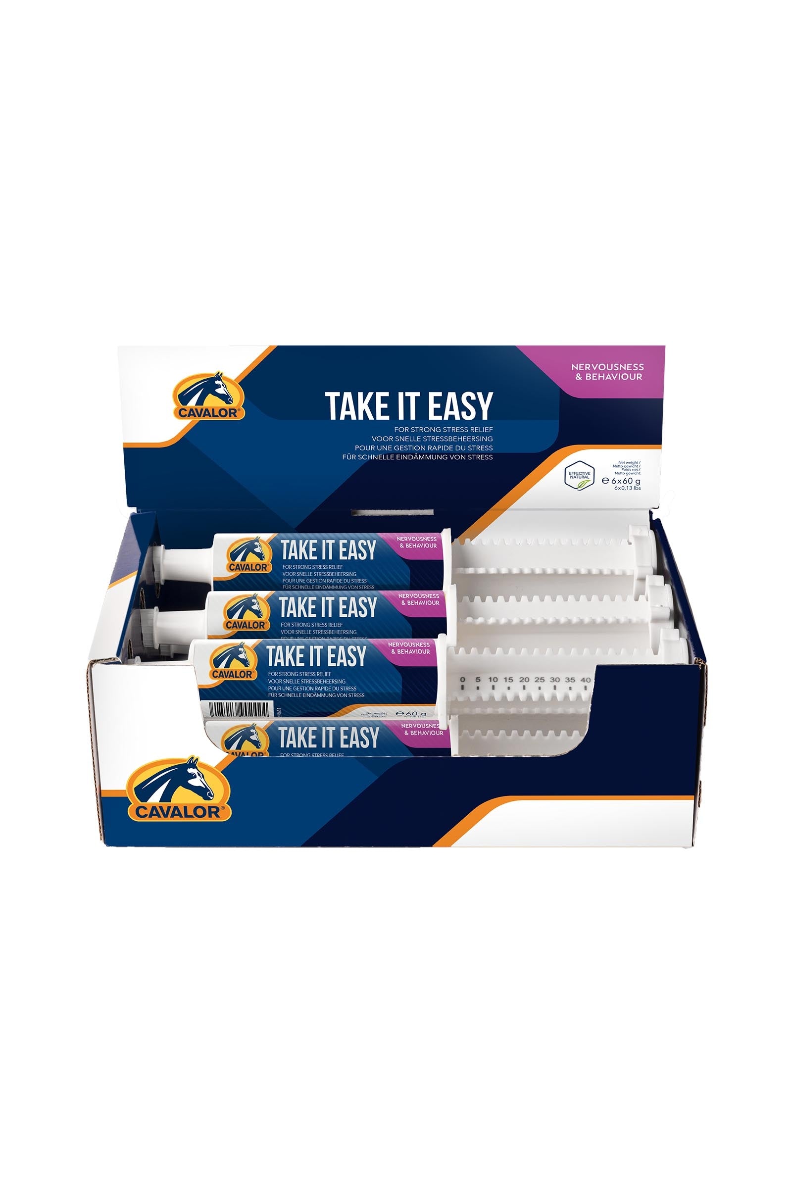 Cavalor Take It Easy, Entspannung, (6 x 60 g) Horse Feed & Nutrition