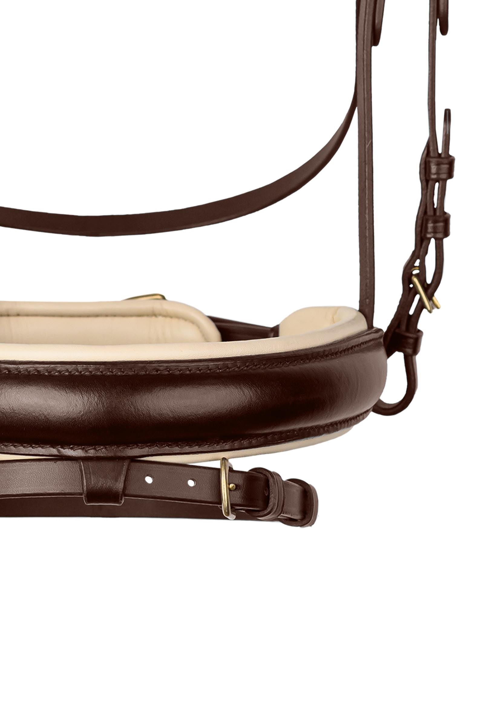 Waldhausen X-Line Ivory Bridle With Pullback Combined Nosenband Bridles & Reins